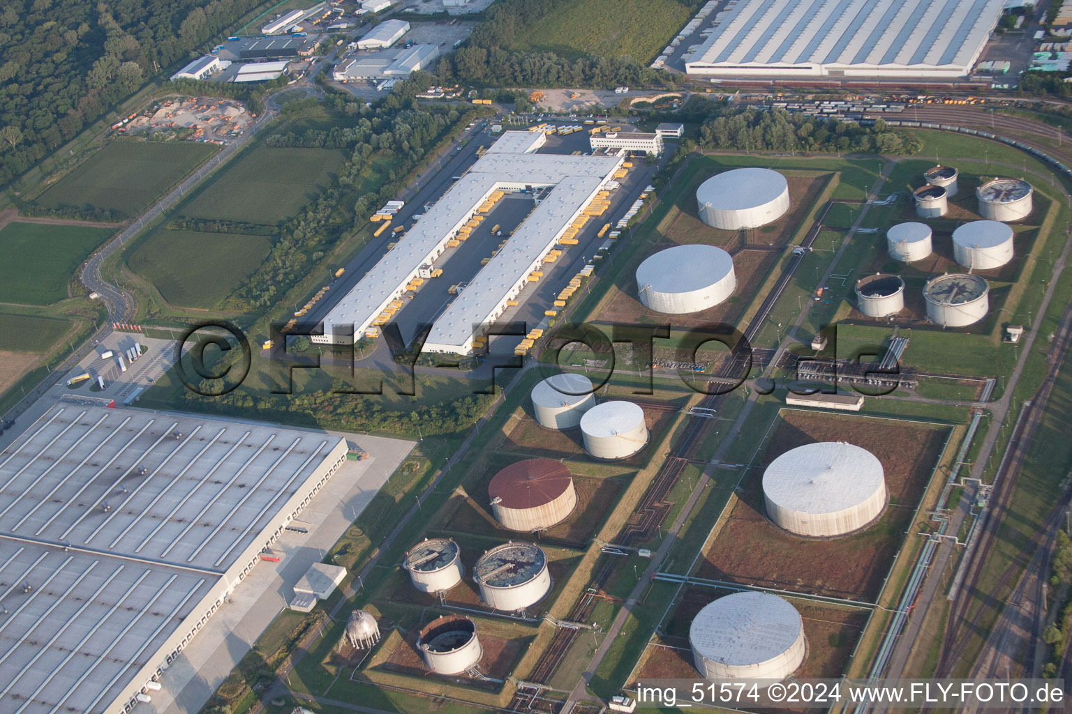 Aerial photograpy of Speyer in the state Rhineland-Palatinate, Germany