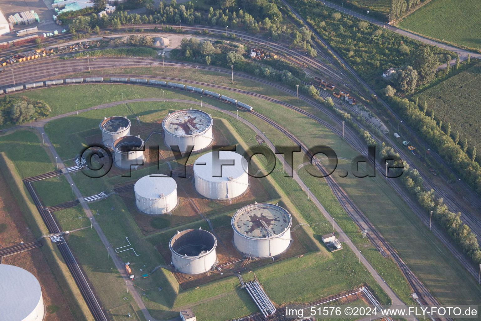 Speyer in the state Rhineland-Palatinate, Germany from above