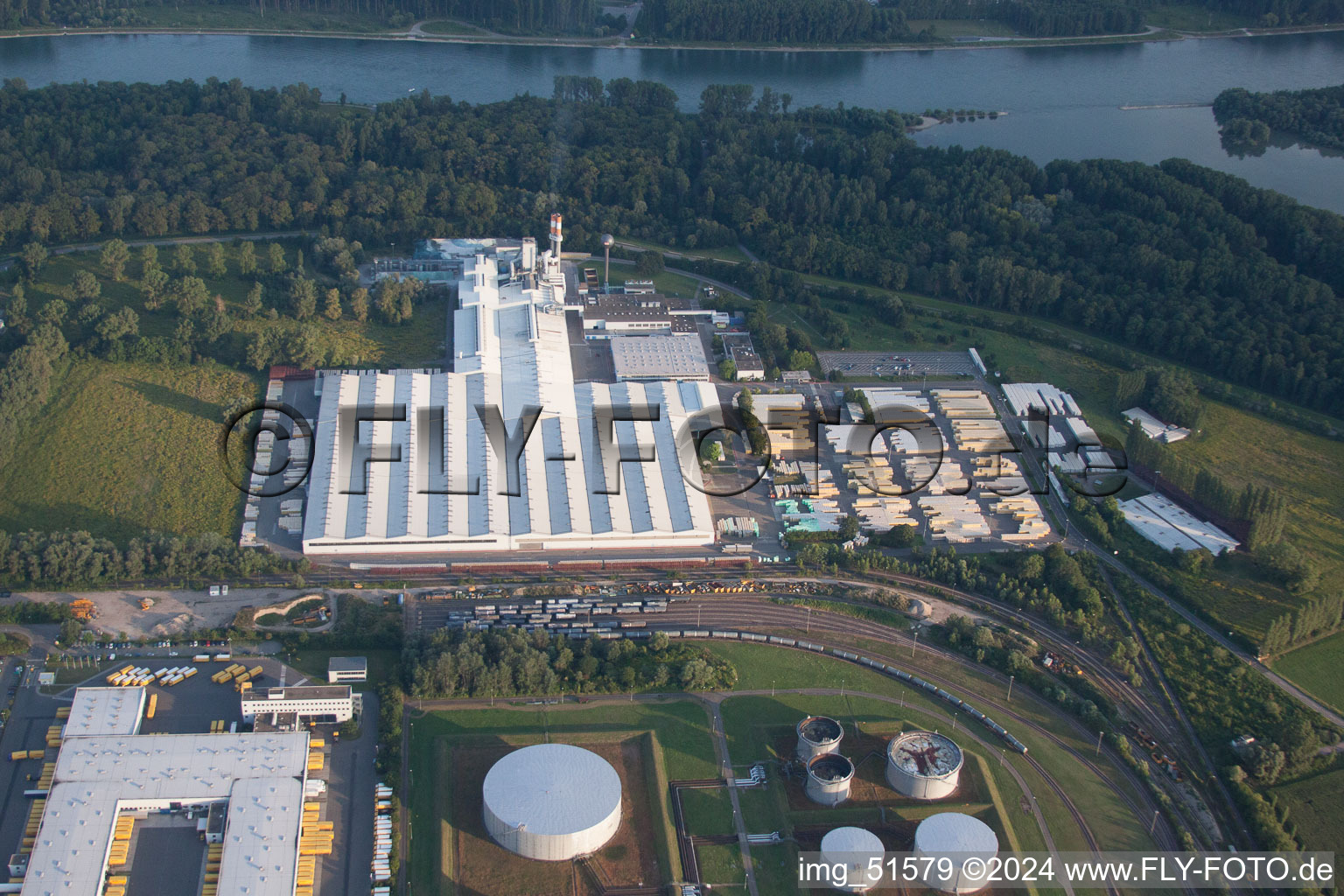 Bird's eye view of Speyer in the state Rhineland-Palatinate, Germany