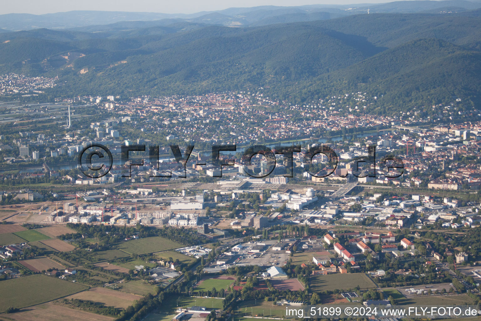 Under construction in the district Bahnstadt in Heidelberg in the state Baden-Wuerttemberg, Germany