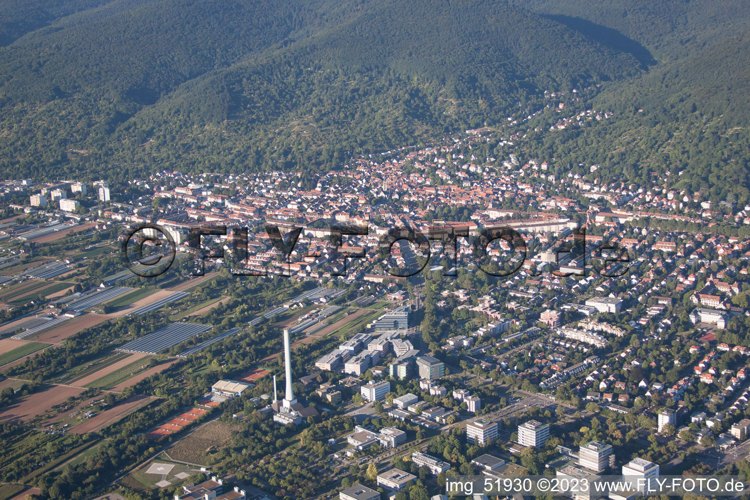 District Klausenpfad-Süd in Heidelberg in the state Baden-Wuerttemberg, Germany