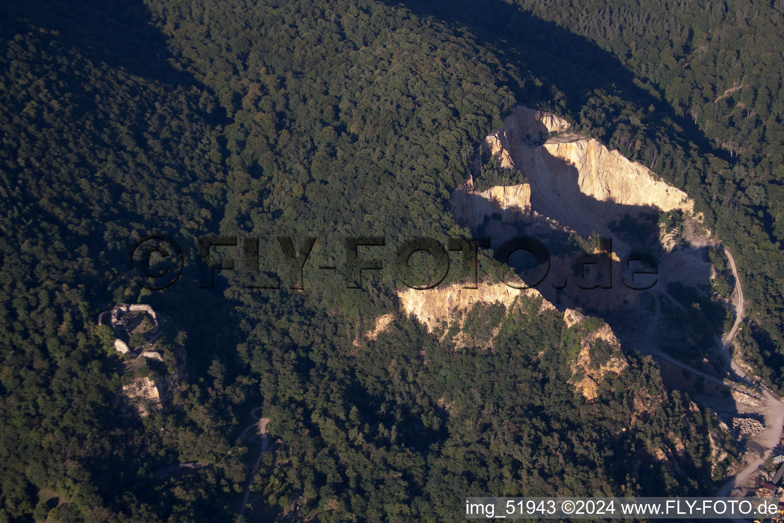 Dossenheim in the state Baden-Wuerttemberg, Germany viewn from the air