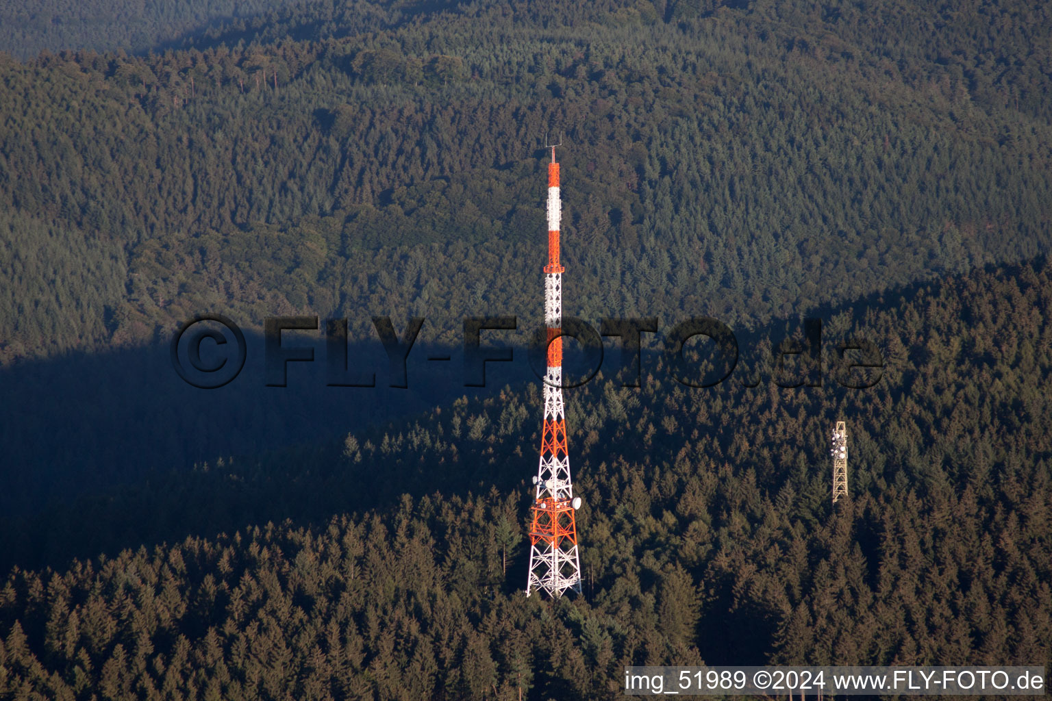 Hardberg transmitter in the district Ober-Abtsteinach in Abtsteinach in the state Hesse, Germany