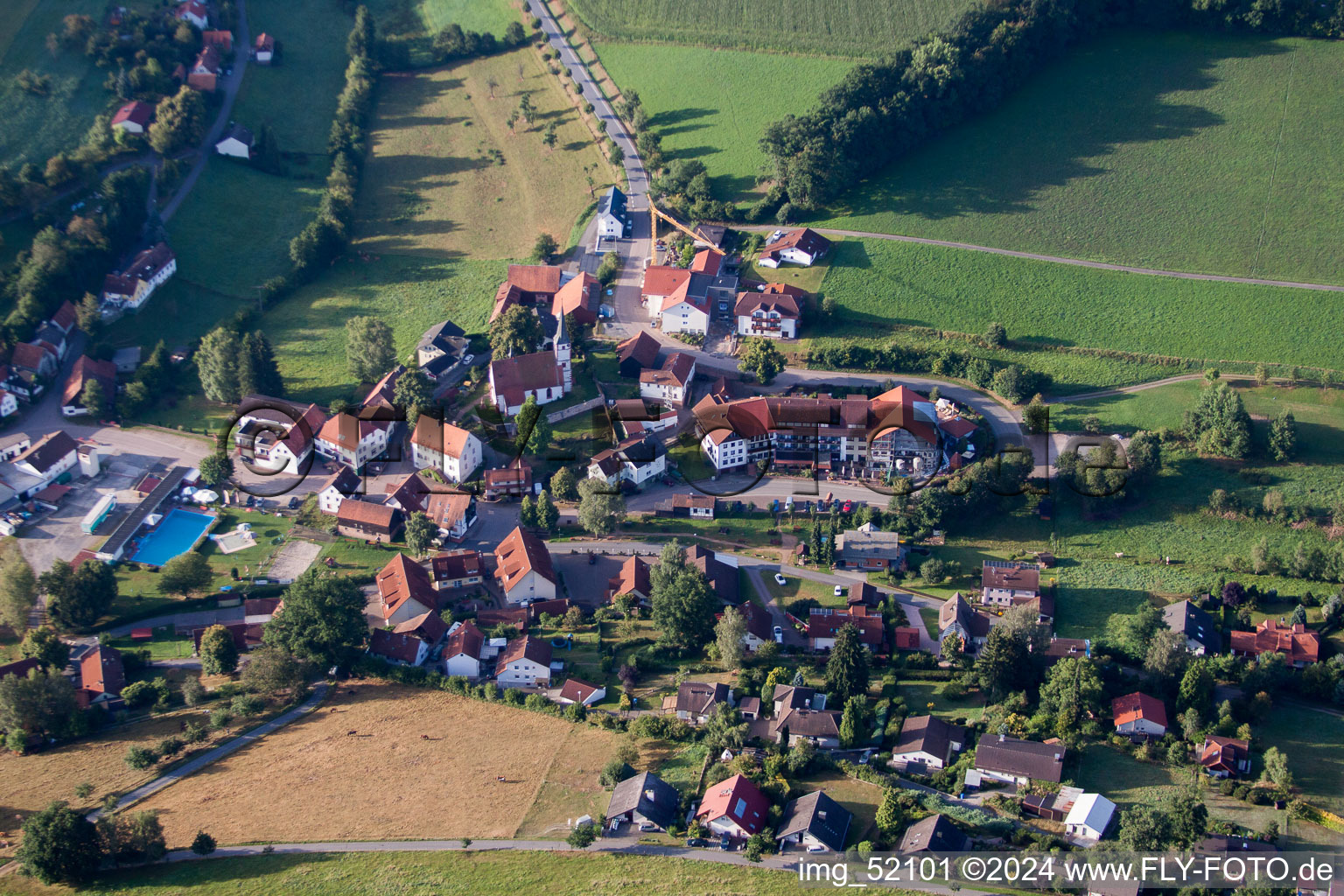 Hotel Zentlinde in the district Güttersbach in Mossautal in the state Hesse, Germany