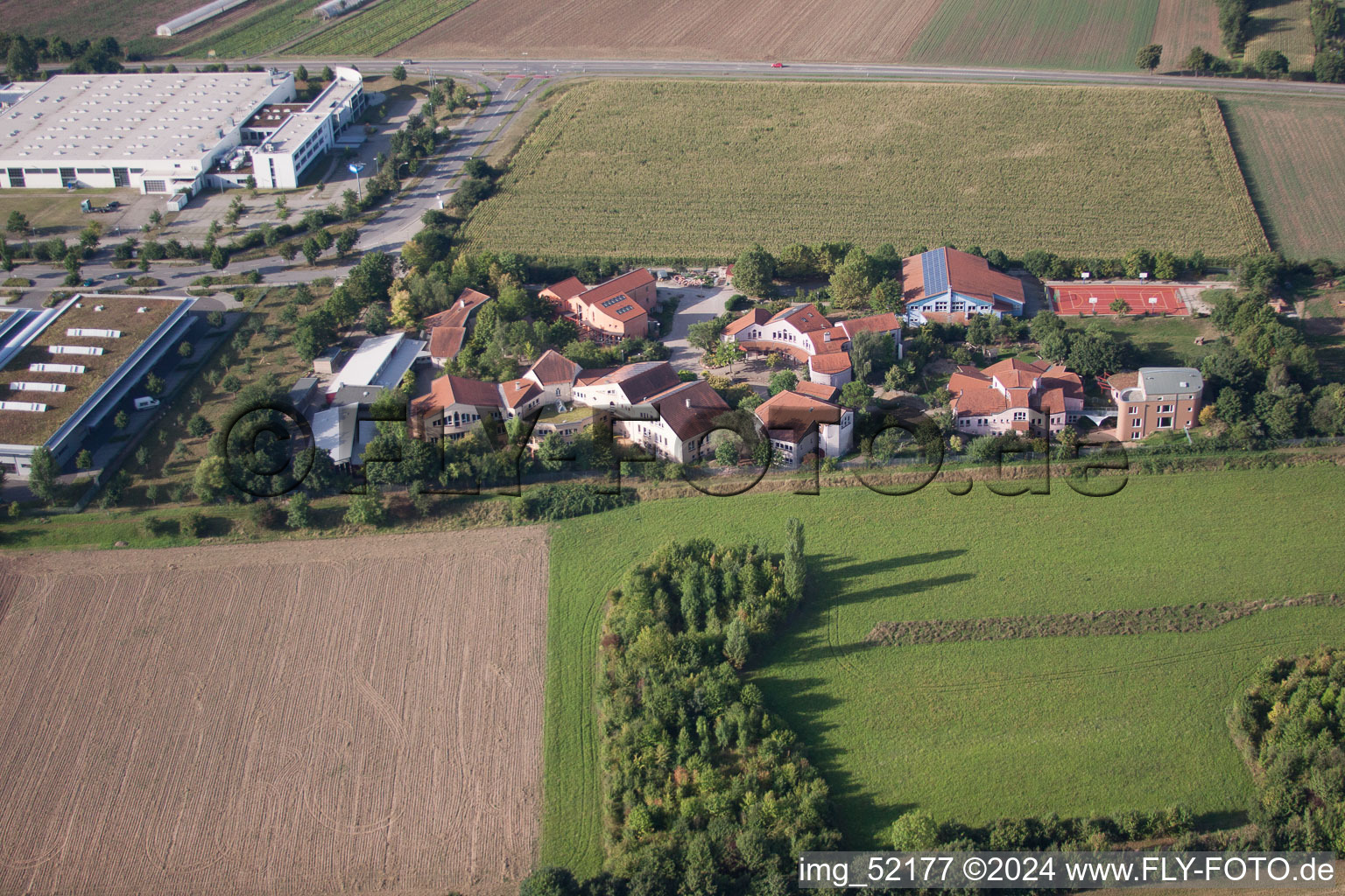 Free Waldorf School in Dossenheim in the state Baden-Wuerttemberg, Germany