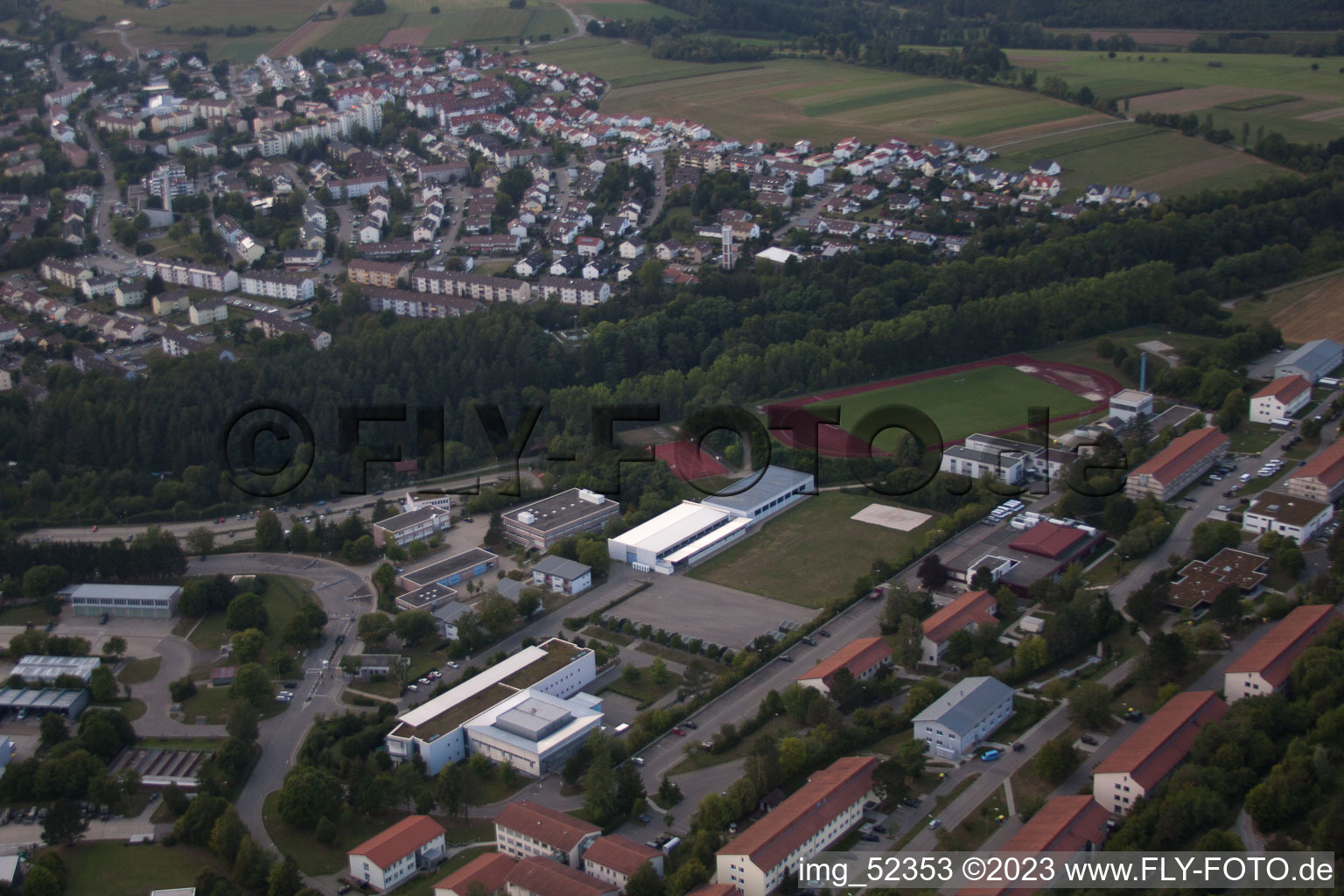 Stammheim, site training area in Calw in the state Baden-Wuerttemberg, Germany