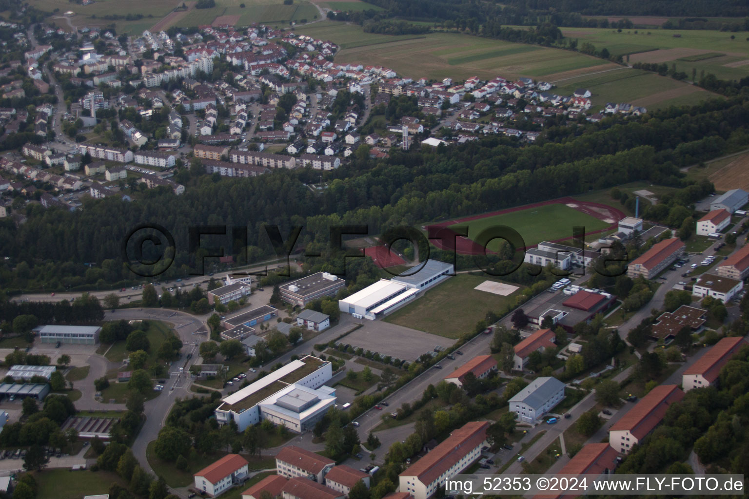 Stammheim, training area in Calw in the state Baden-Wuerttemberg, Germany