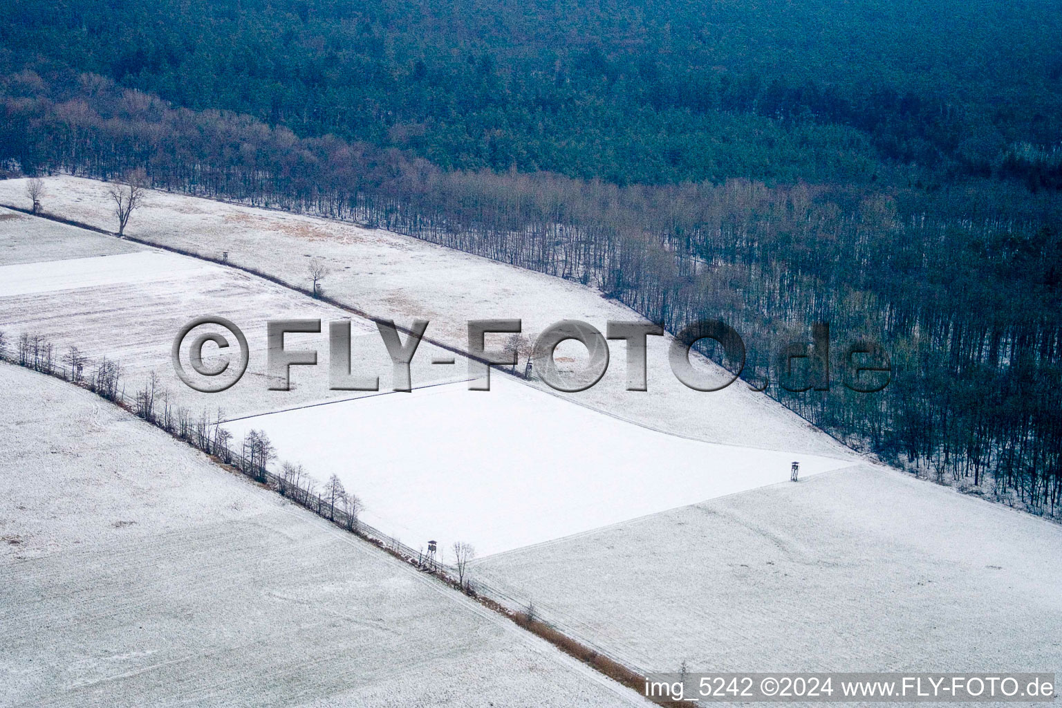 Oberotterbachtal in Minfeld in the state Rhineland-Palatinate, Germany