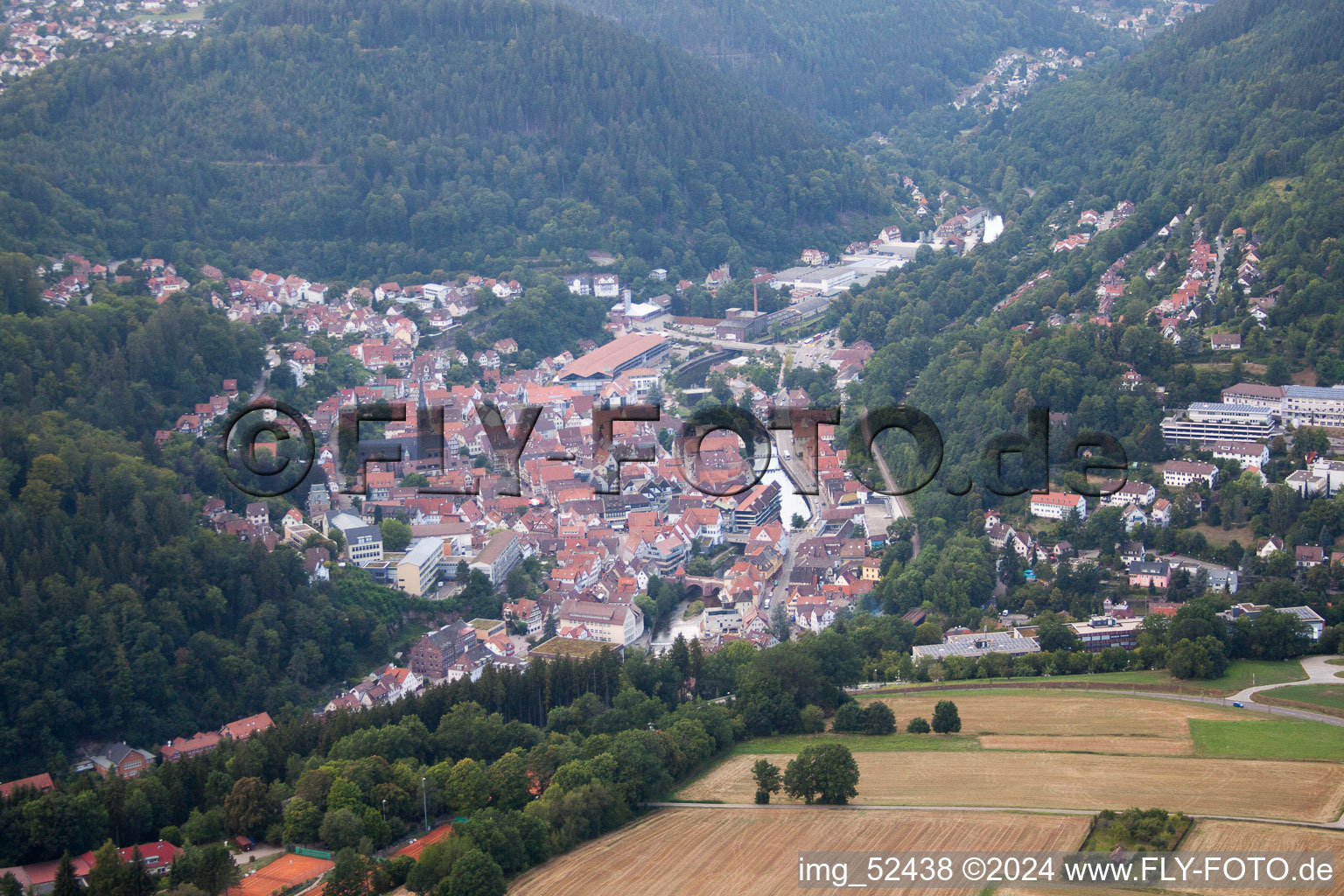 Old Town in Calw in the state Baden-Wuerttemberg, Germany