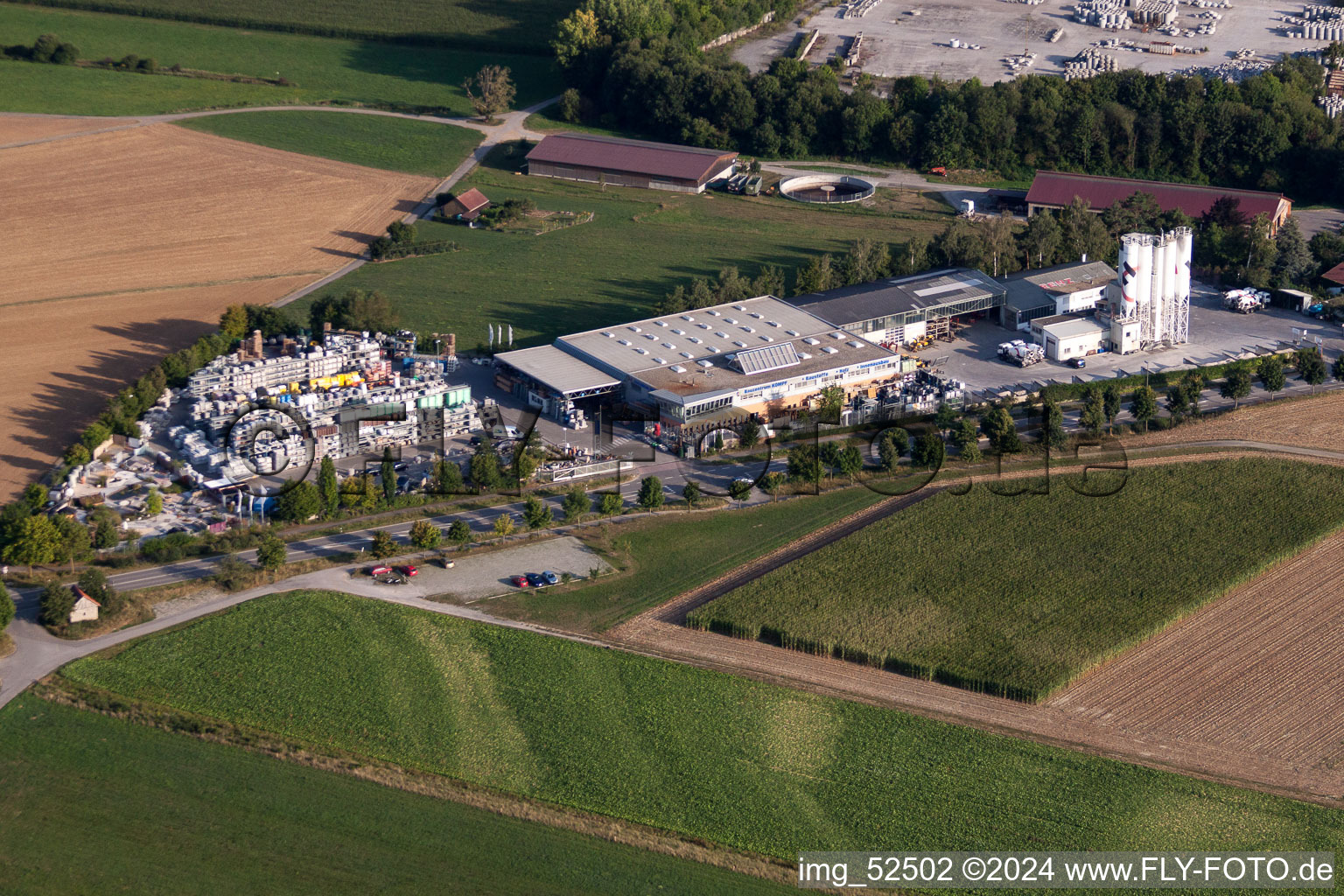 Building of the construction market Koempf Baufachmarkt GmbH in the district Darmsheim in Sindelfingen in the state Baden-Wurttemberg, Germany