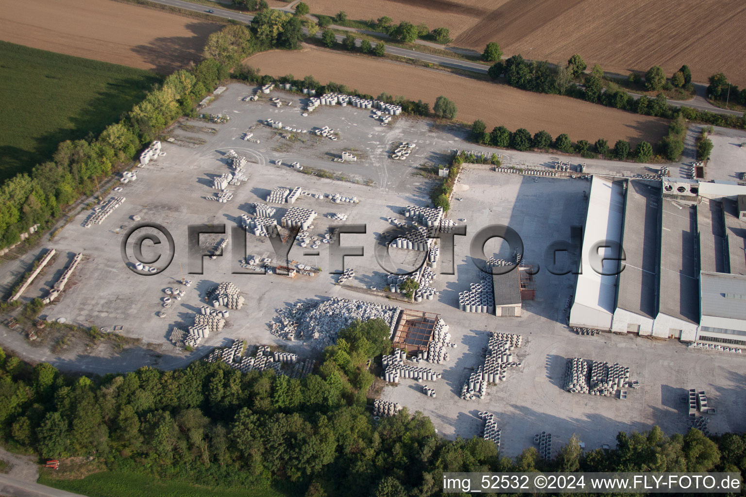 Quarry Sindelfingen-Darmsheim in the district Darmsheim in Sindelfingen in the state Baden-Wuerttemberg, Germany