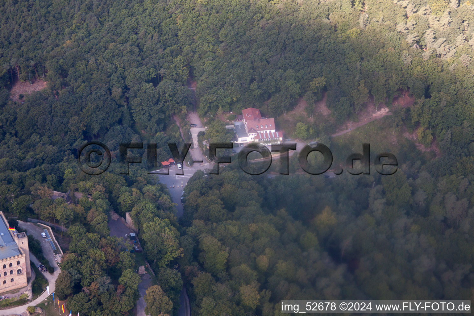 District Diedesfeld in Neustadt an der Weinstraße in the state Rhineland-Palatinate, Germany from the drone perspective