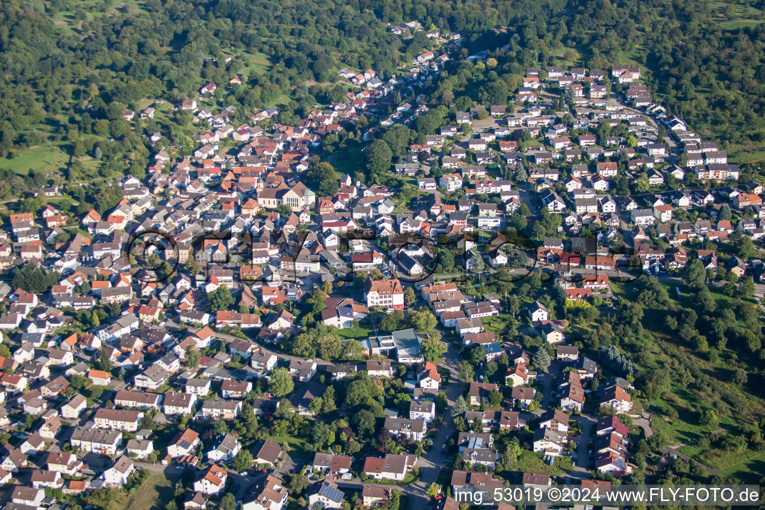 Waldstr in the district Haueneberstein in Baden-Baden in the state Baden-Wuerttemberg, Germany