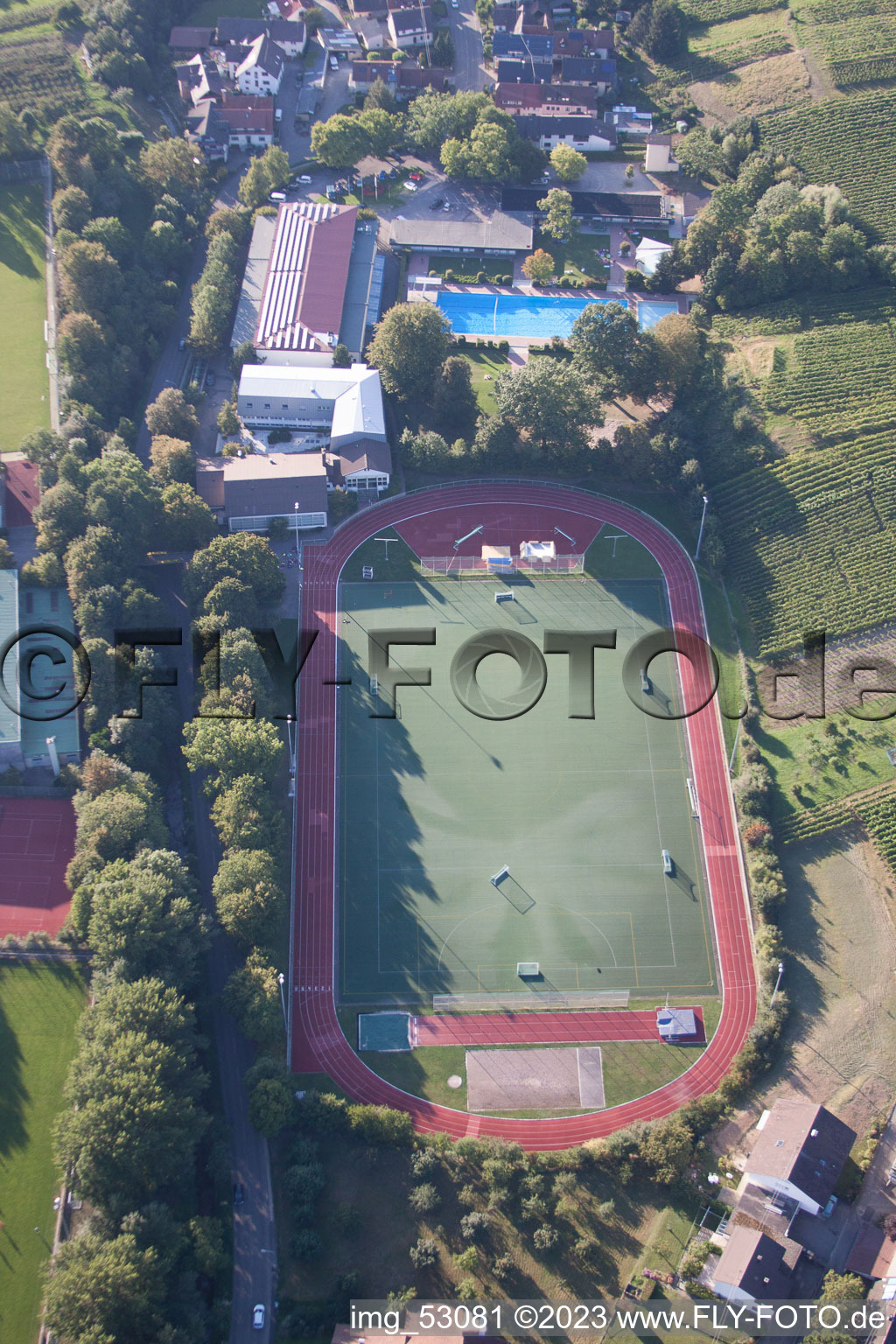 South Baden sports school in Steinbach in the state Baden-Wuerttemberg, Germany out of the air