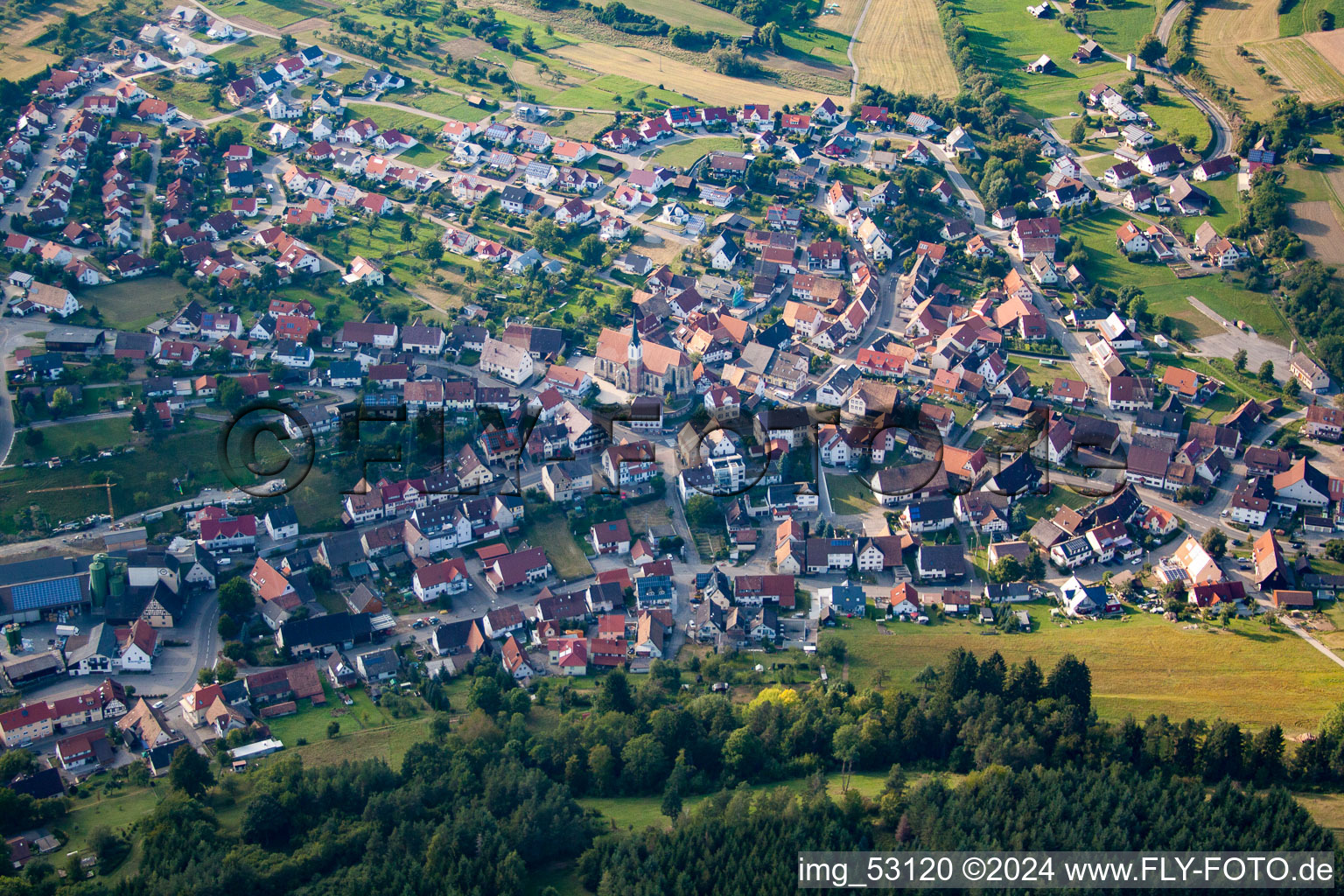 District Altheim in Horb am Neckar in the state Baden-Wuerttemberg, Germany