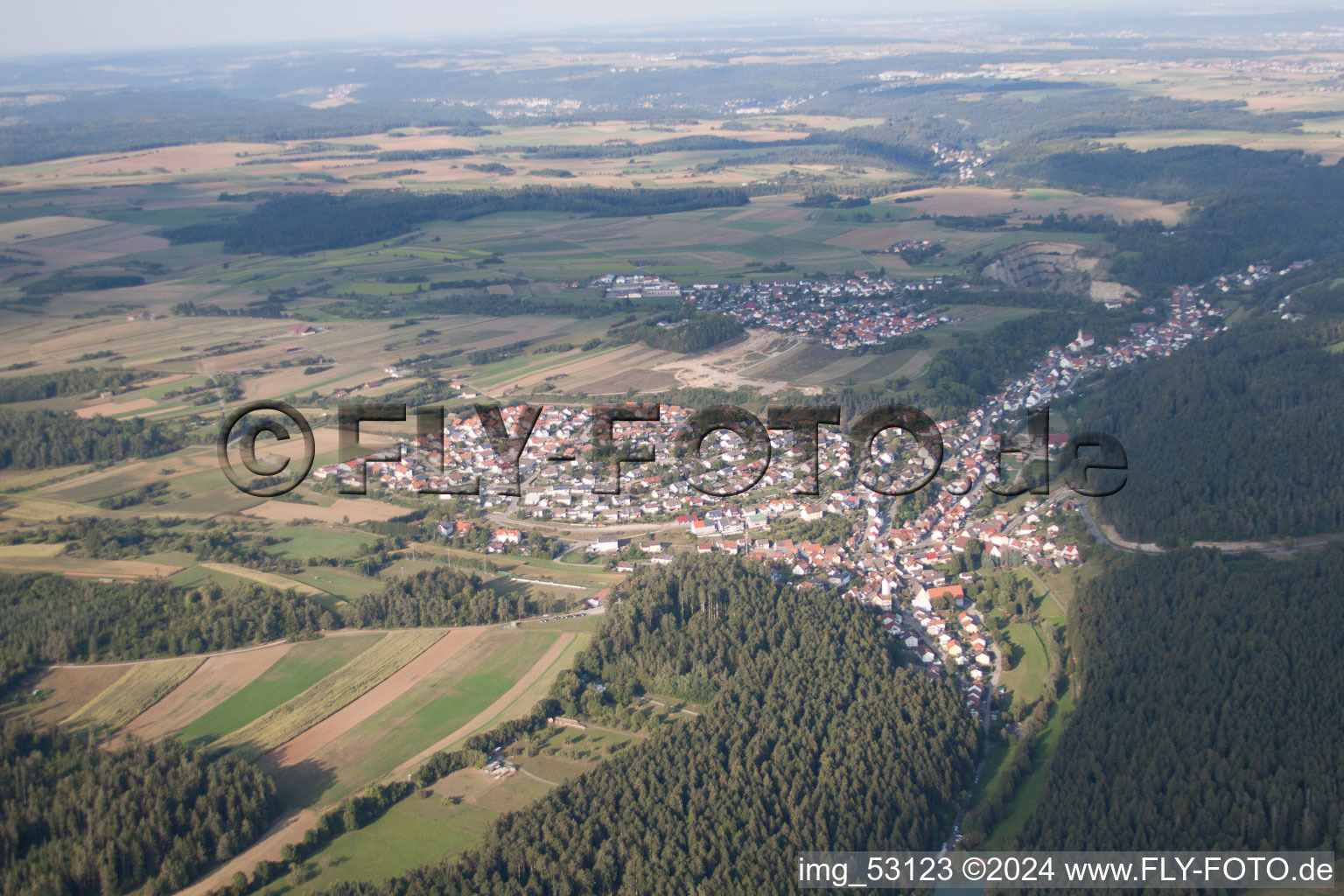 District Obertalheim in Horb am Neckar in the state Baden-Wuerttemberg, Germany