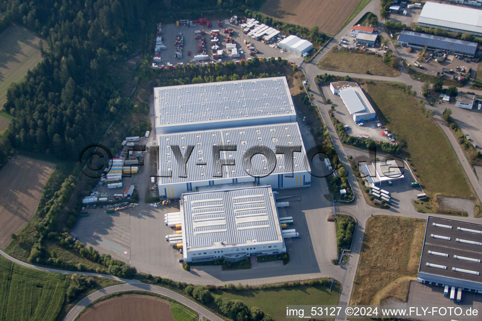 Warehouses and forwarding building Schuon Gebr. Logistik GmbH Fulfillment-Spezialist in Haiterbach in the state Baden-Wurttemberg, Germany