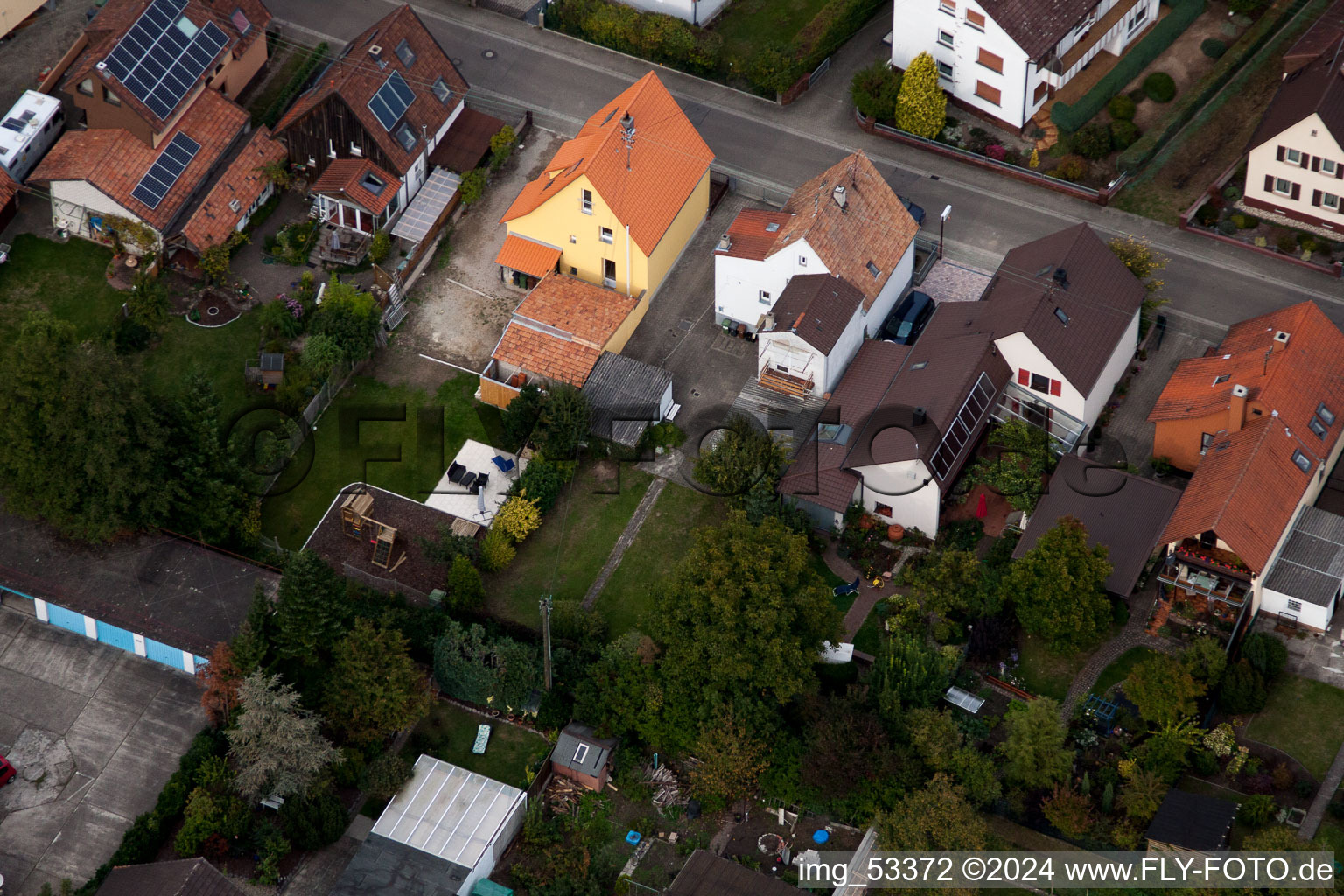 Oblique view of Kandel in the state Rhineland-Palatinate, Germany