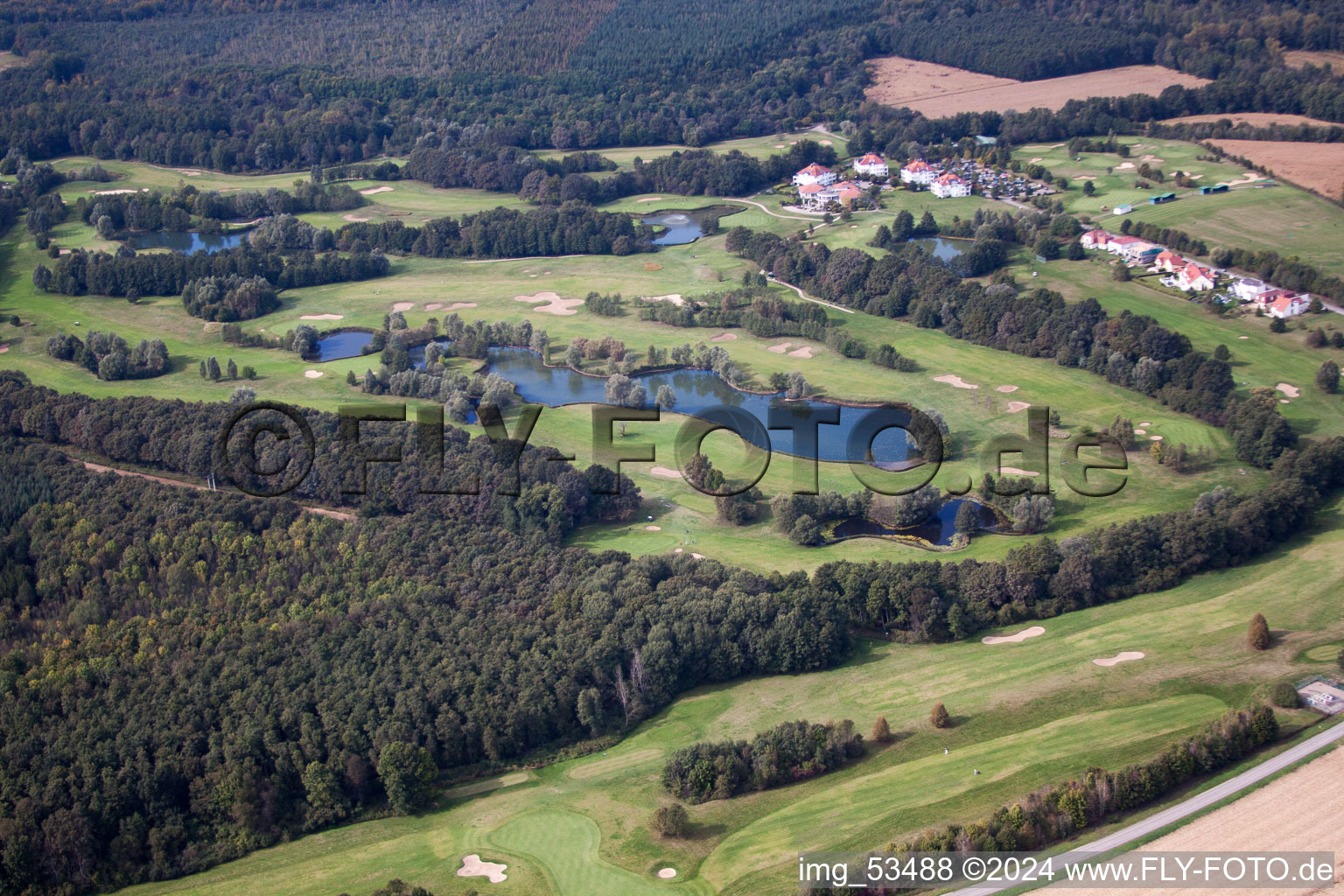 Golf Club Baden-Baden Soufflenheim in Soufflenheim in the state Bas-Rhin, France out of the air