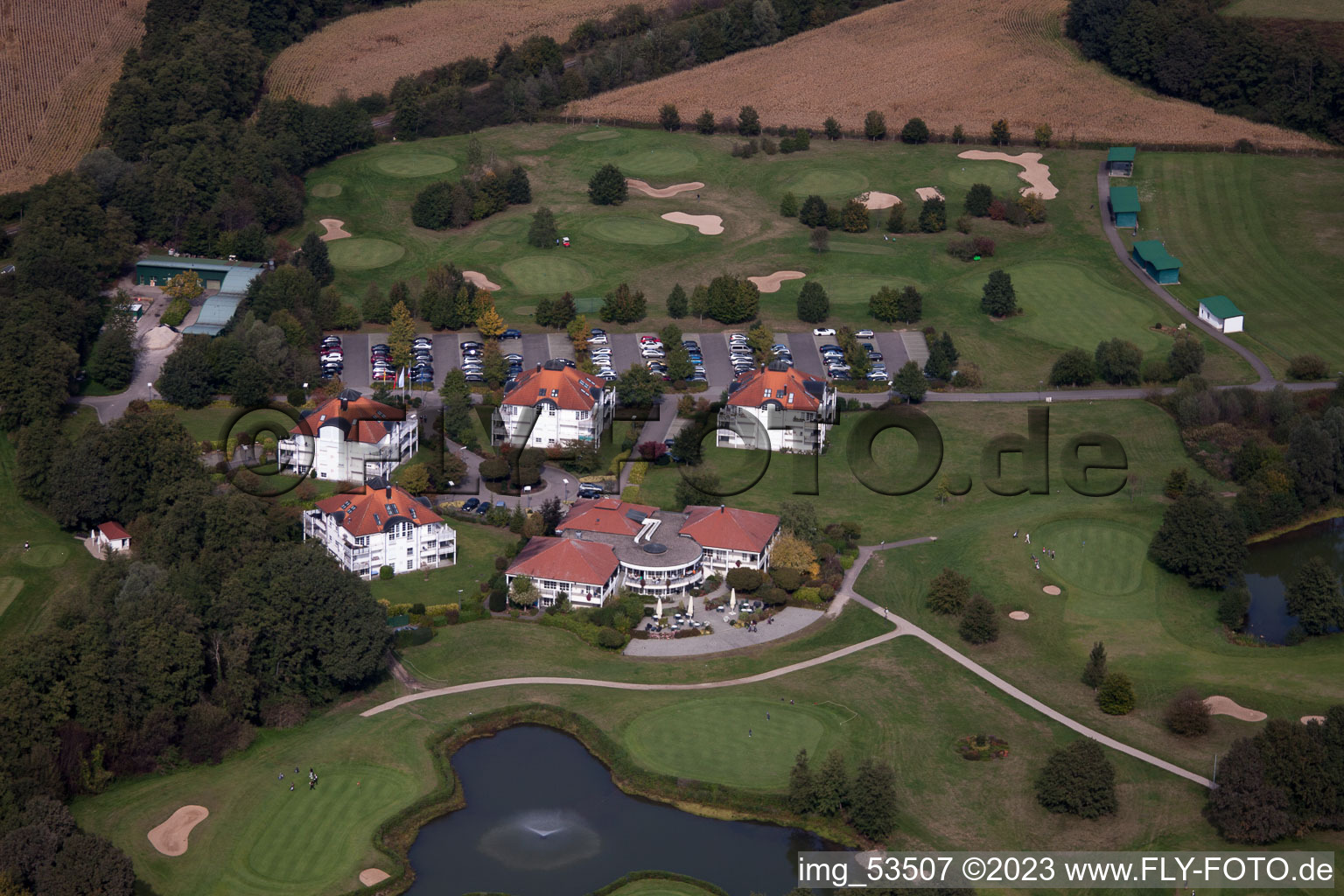 Baden-Baden Golf Club Soufflenheim in Soufflenheim in the state Bas-Rhin, France out of the air