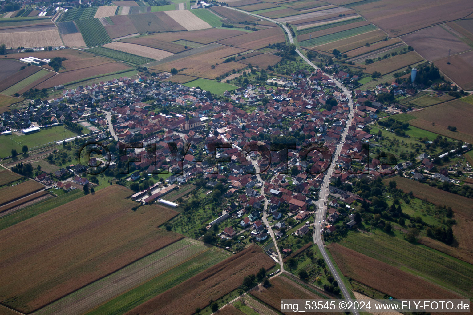 Niederschaeffolsheim in the state Bas-Rhin, France