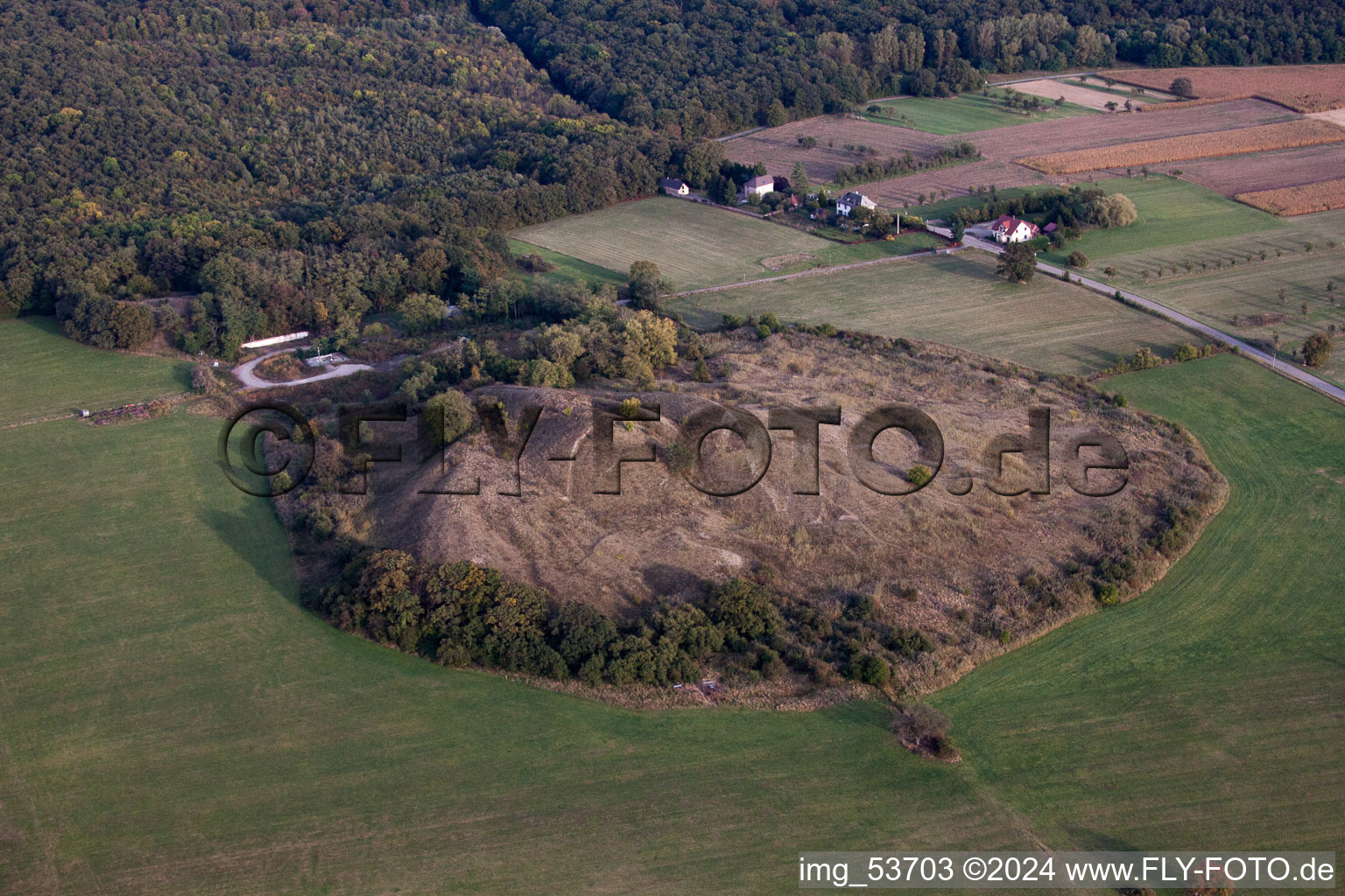 Drone image of Dieffenbach-lès-Wœrth in the state Bas-Rhin, France