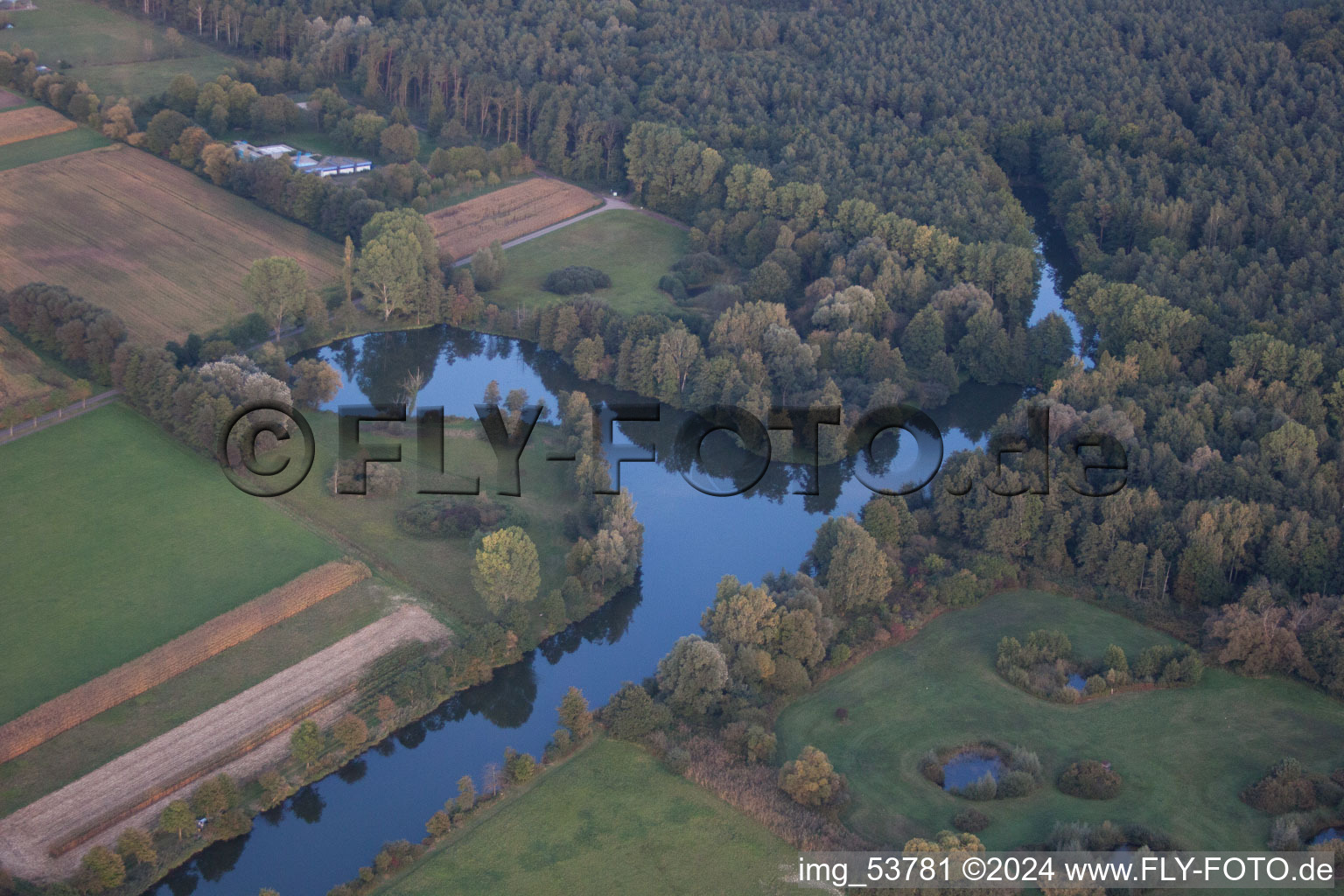 Aerial photograpy of Steinfeld in the state Rhineland-Palatinate, Germany