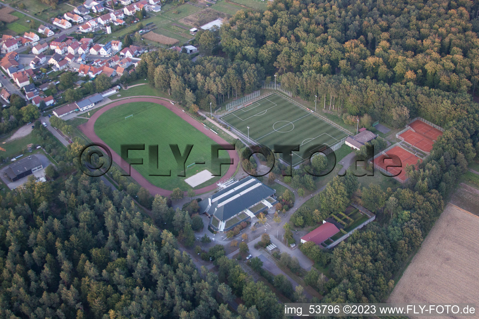 Sports facilities in the district Schaidt in Wörth am Rhein in the state Rhineland-Palatinate, Germany