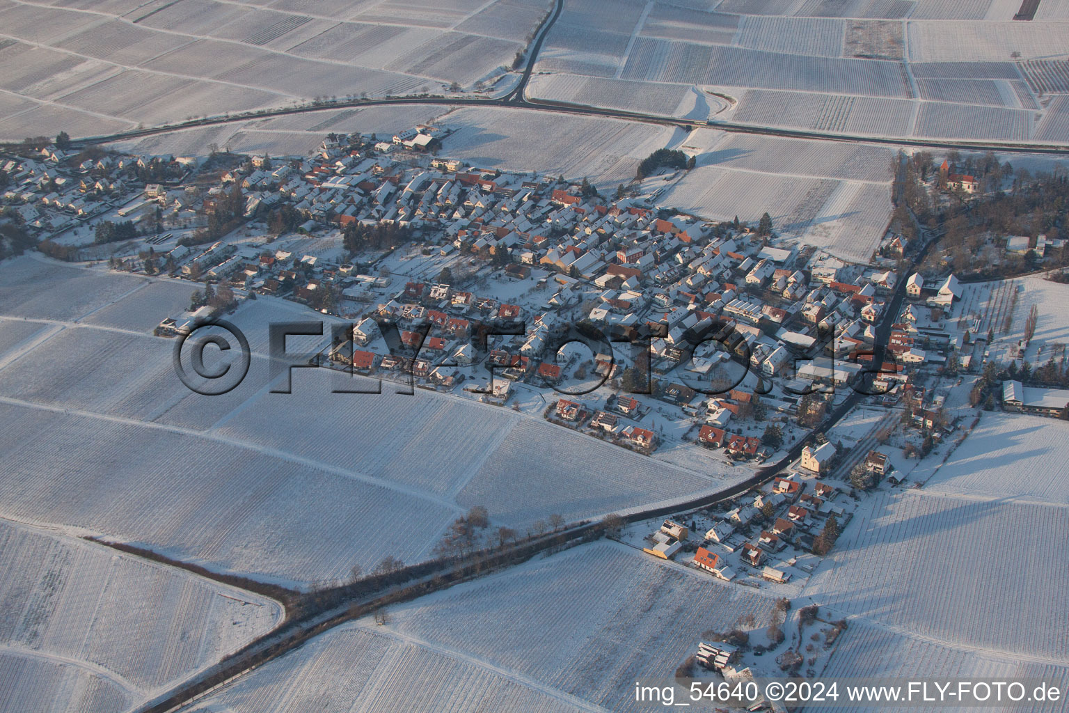 District Mörzheim in Landau in der Pfalz in the state Rhineland-Palatinate, Germany out of the air