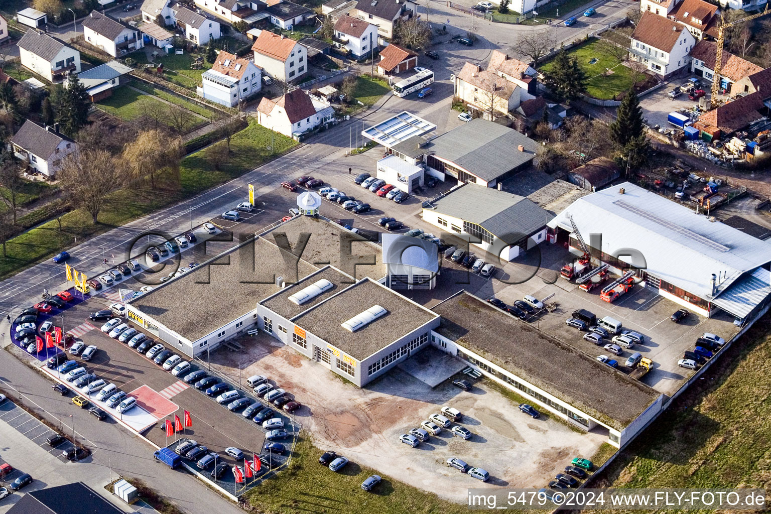 Car Tretter in Kandel in the state Rhineland-Palatinate, Germany