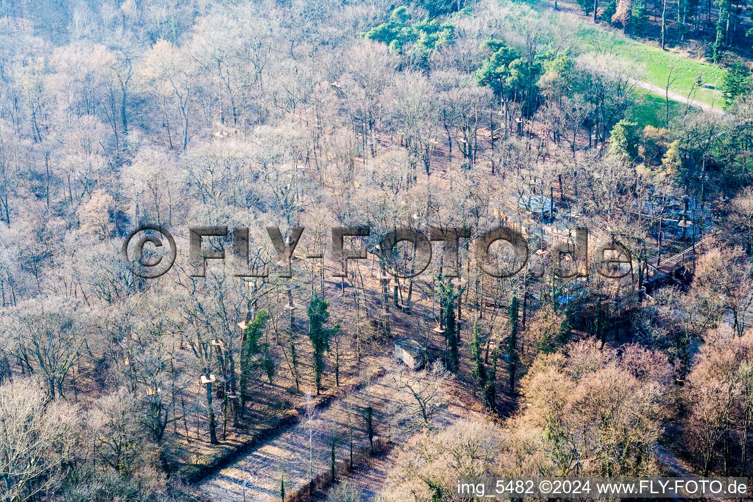 Adventure Park in Kandel in the state Rhineland-Palatinate, Germany