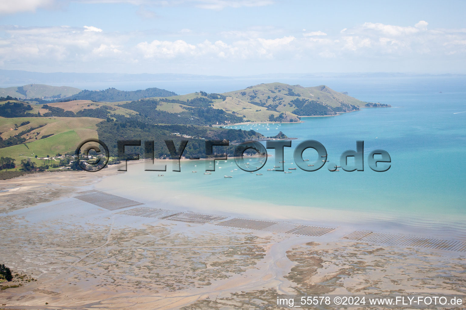 District Te Kouma in Coromandel in the state Waikato, New Zealand