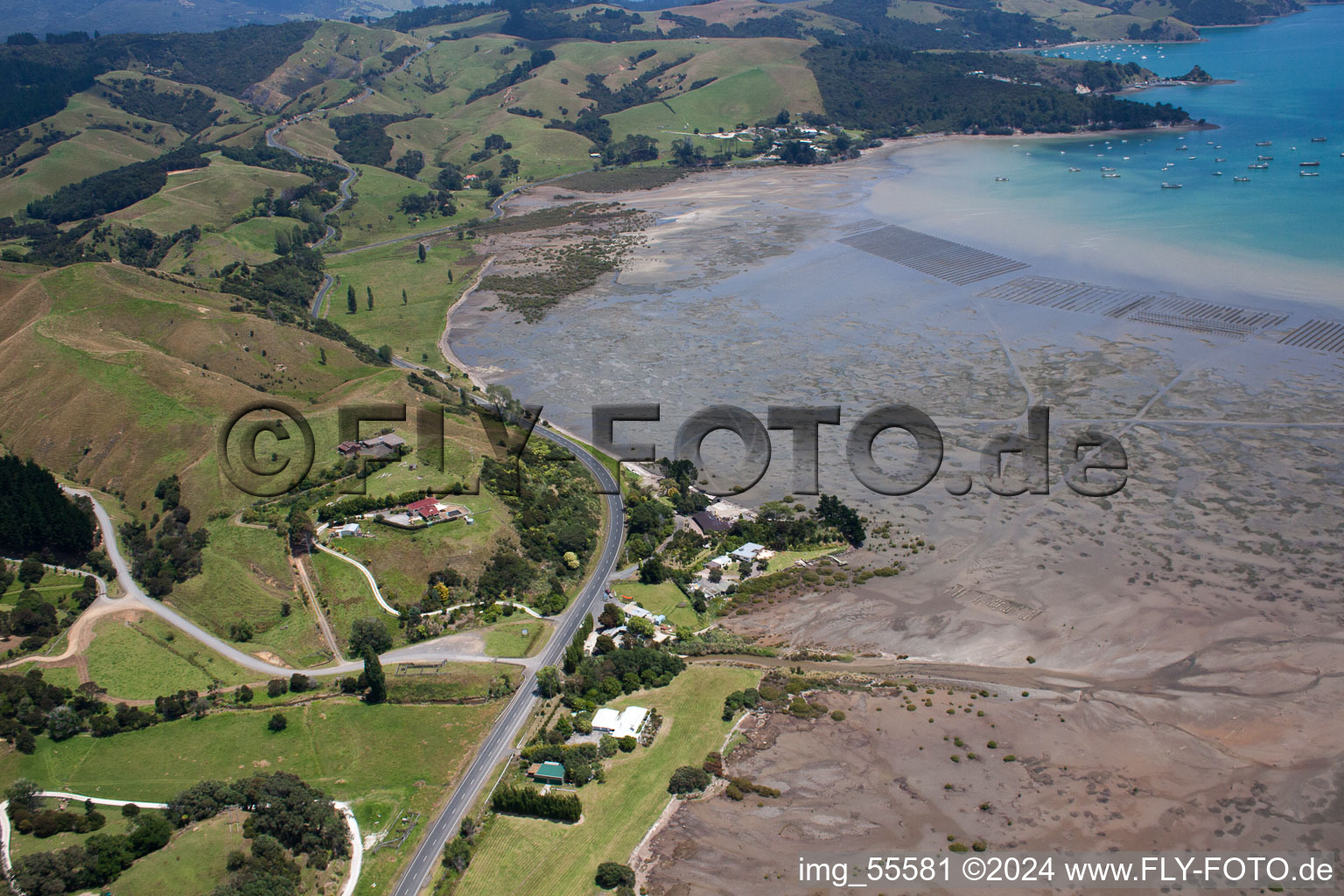 District Manaia in Coromandel in the state Waikato, New Zealand