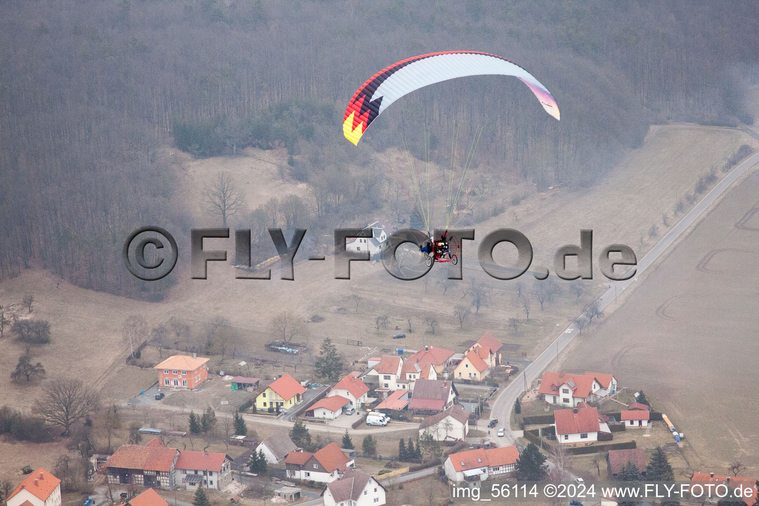 Schweickershausen in the state Thuringia, Germany