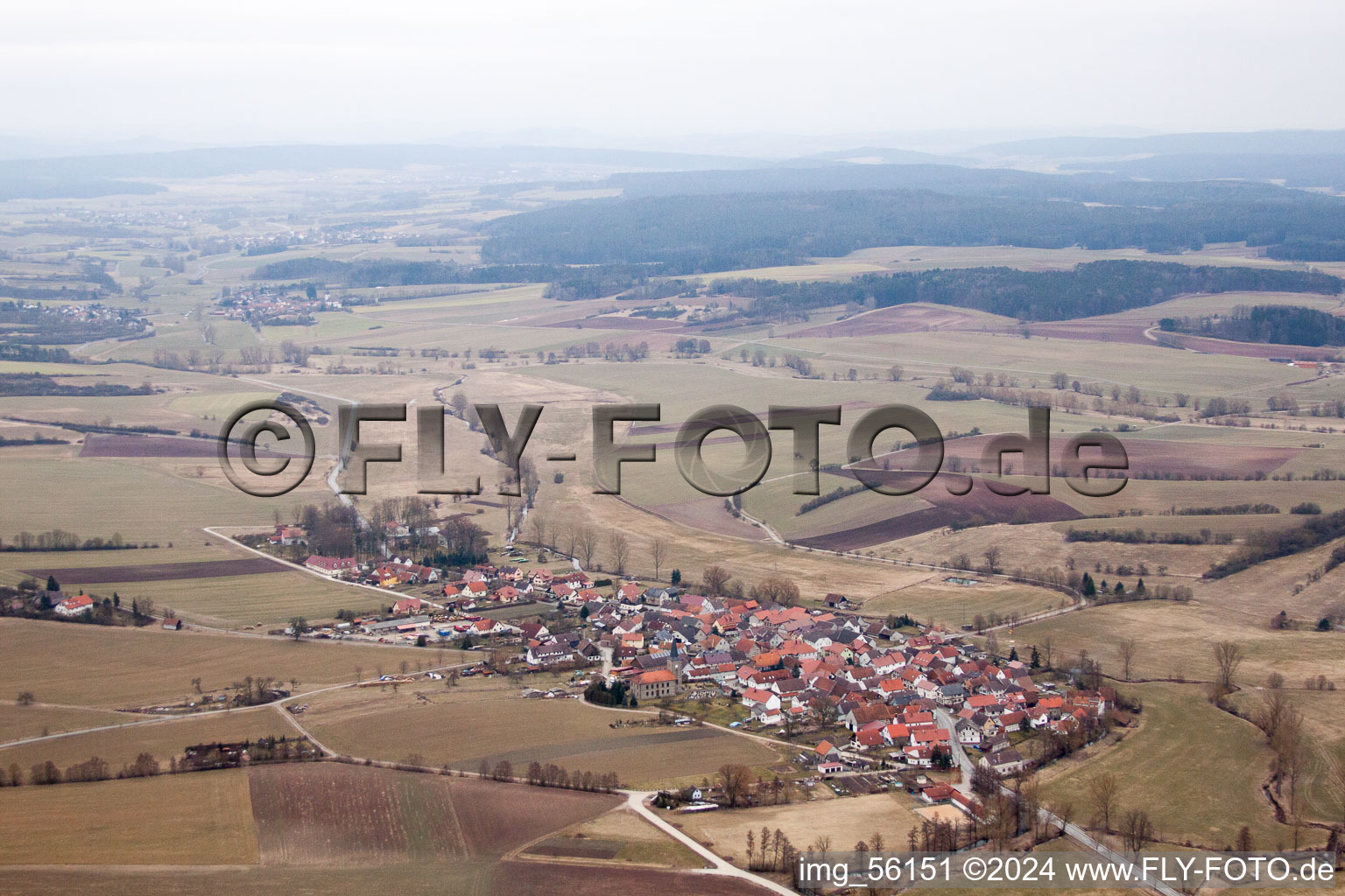 Einöd in the state Thuringia, Germany