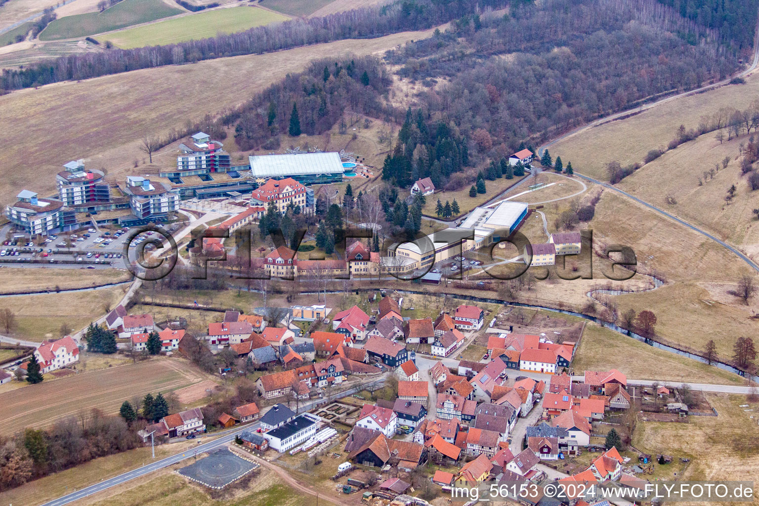 Bad Colberg-Heldburg in the state Thuringia, Germany