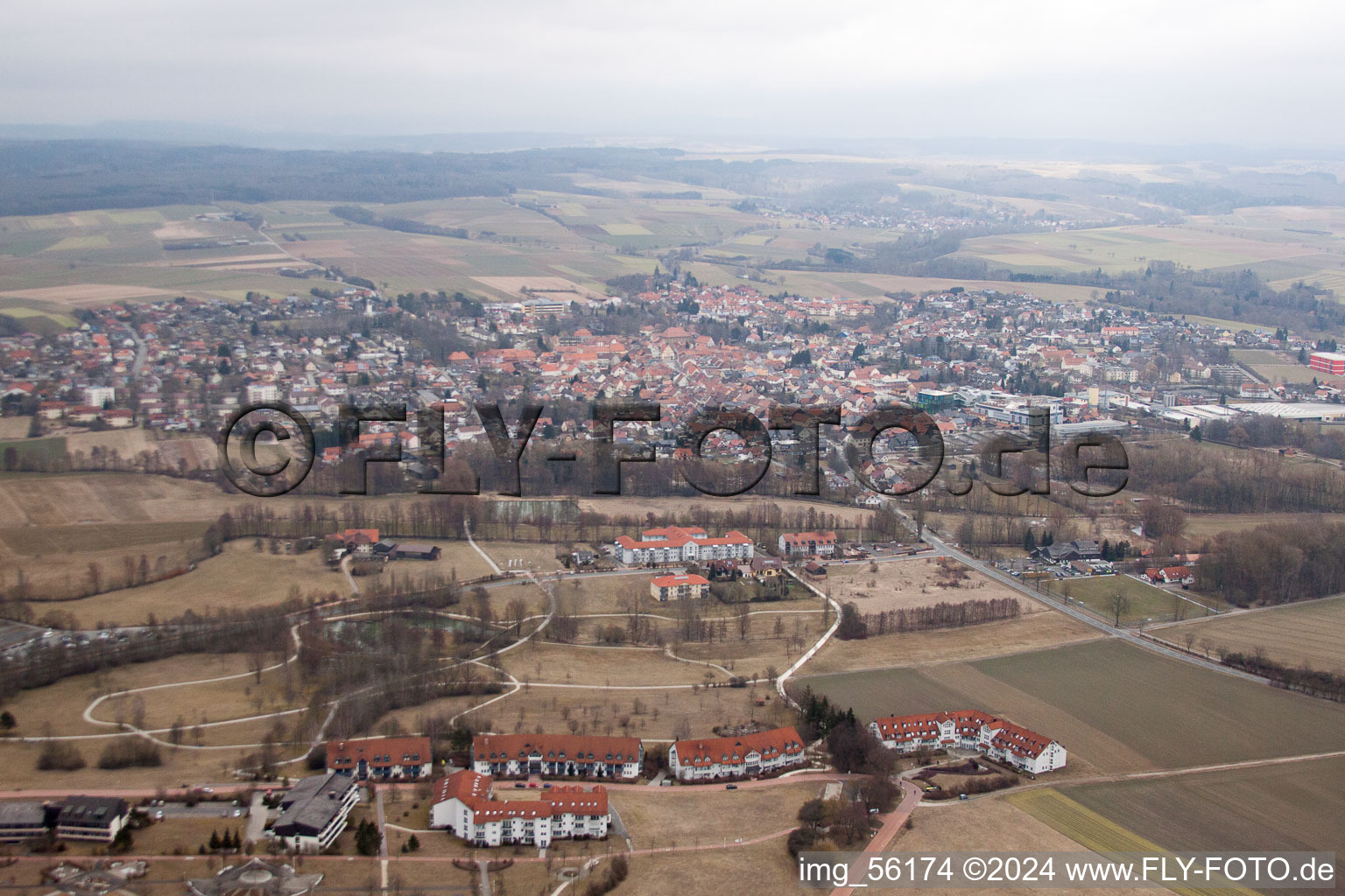 Bad Rodach in the state Bavaria, Germany