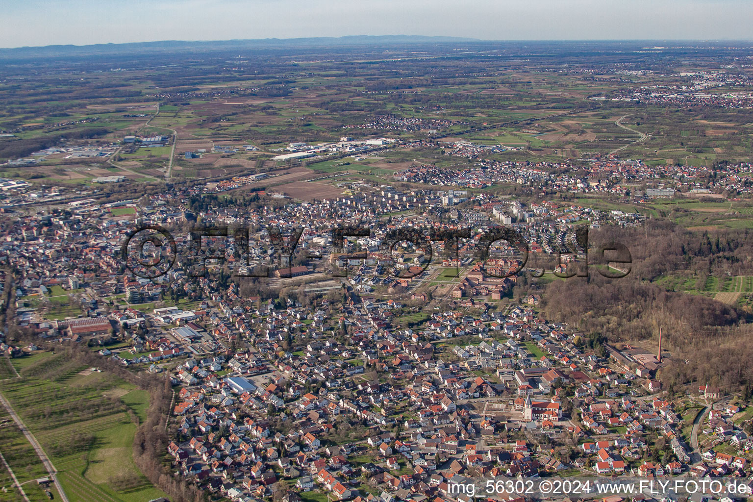 District Oberachern in Achern in the state Baden-Wuerttemberg, Germany