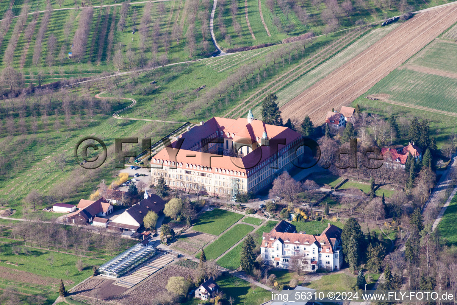 Erlenbad Monastery in Sasbach in the state Baden-Wuerttemberg, Germany