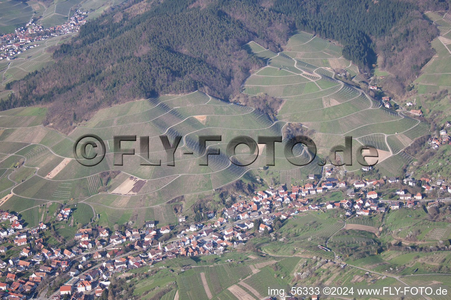 District Altschweier in Bühl in the state Baden-Wuerttemberg, Germany