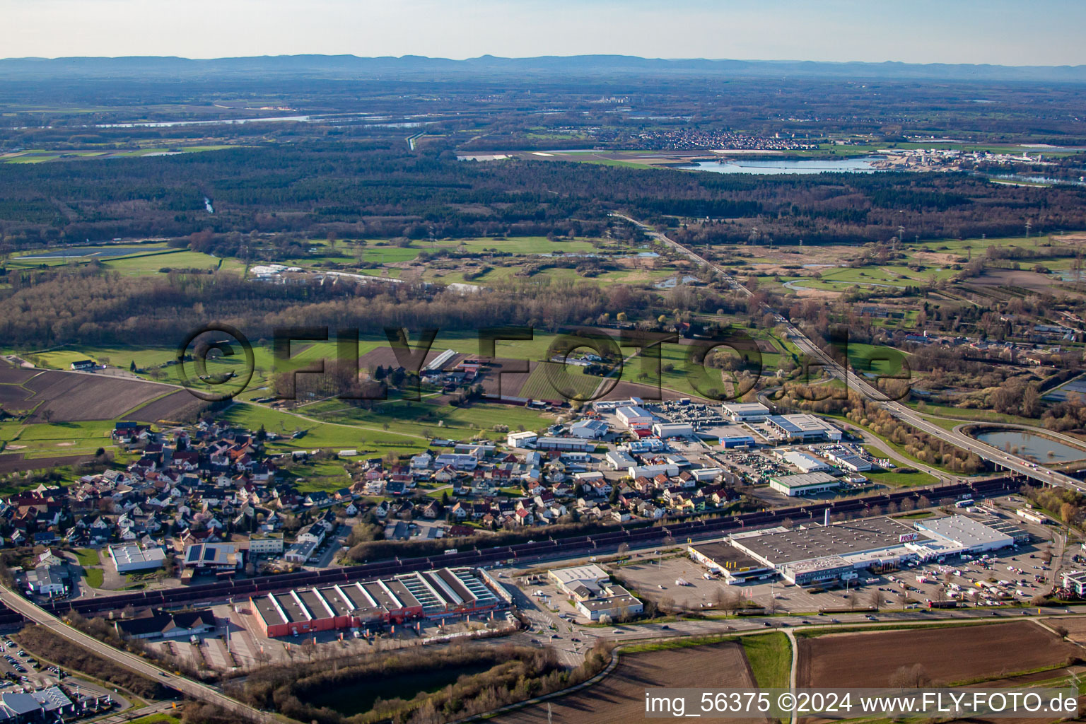 OBI, TAKKO in Sinzheim in the state Baden-Wuerttemberg, Germany