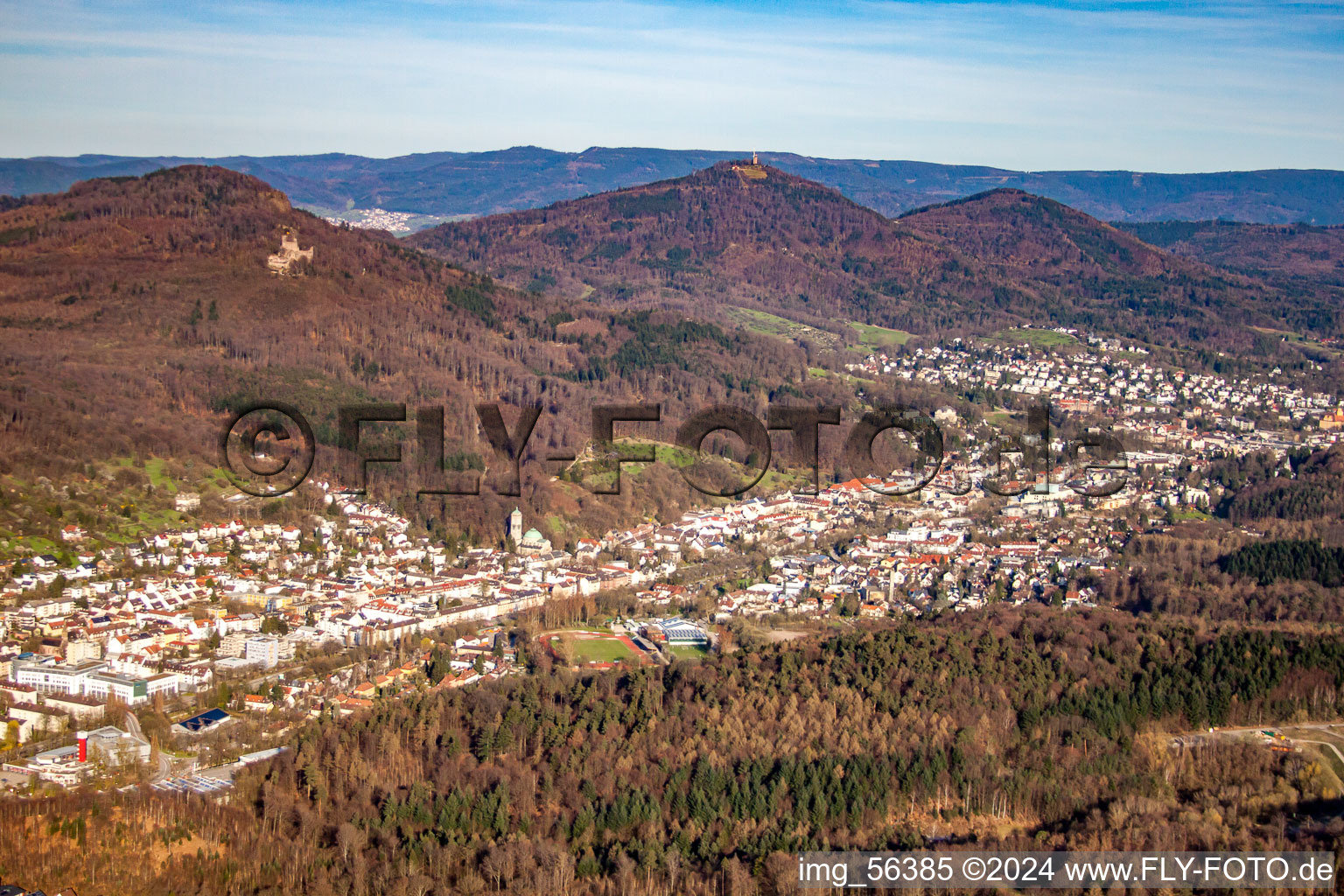 Balzenbergweg in the district Oosscheuern in Baden-Baden in the state Baden-Wuerttemberg, Germany