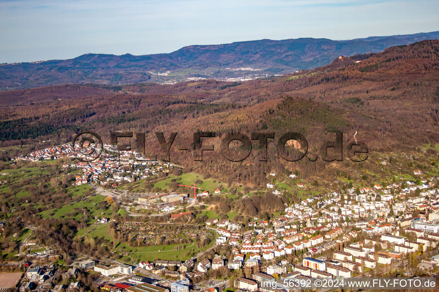 District Balg in Baden-Baden in the state Baden-Wuerttemberg, Germany