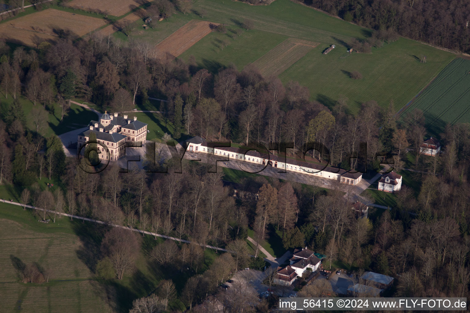 Favorite Castle in Kuppenheim in the state Baden-Wuerttemberg, Germany