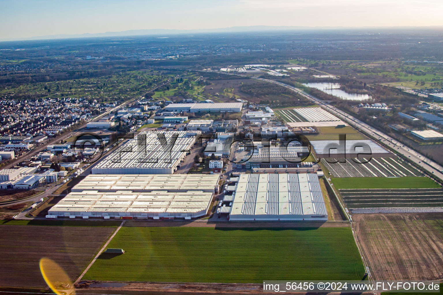 L'Oreal Germany Logistics Center in Muggensturm in the state Baden-Wuerttemberg, Germany