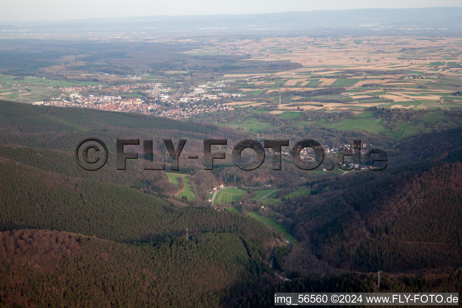 Near Wissembourg in Weiler in the state Bas-Rhin, France