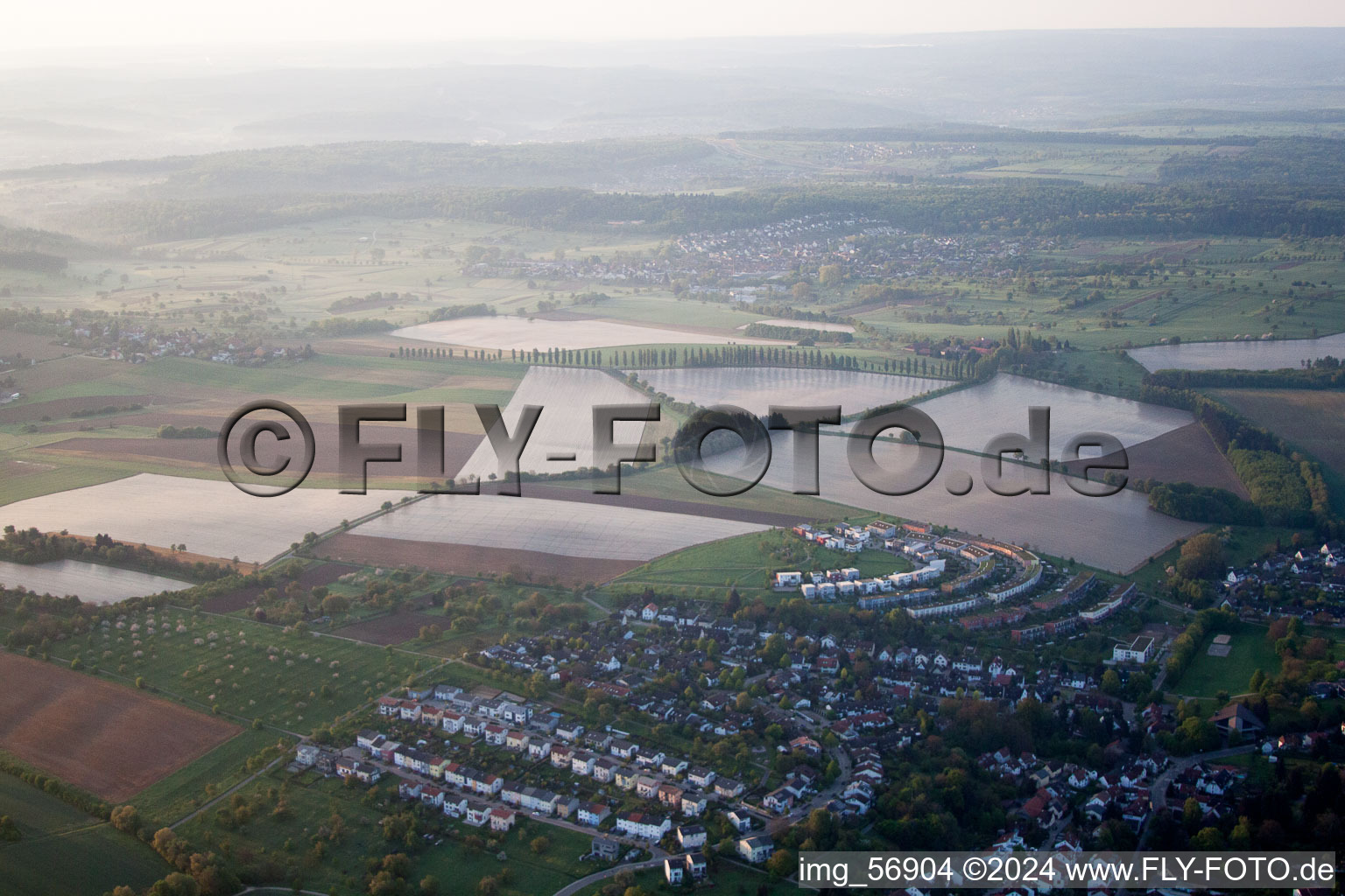 Plastic film cultivation in the district Hohenwettersbach in Karlsruhe in the state Baden-Wuerttemberg, Germany