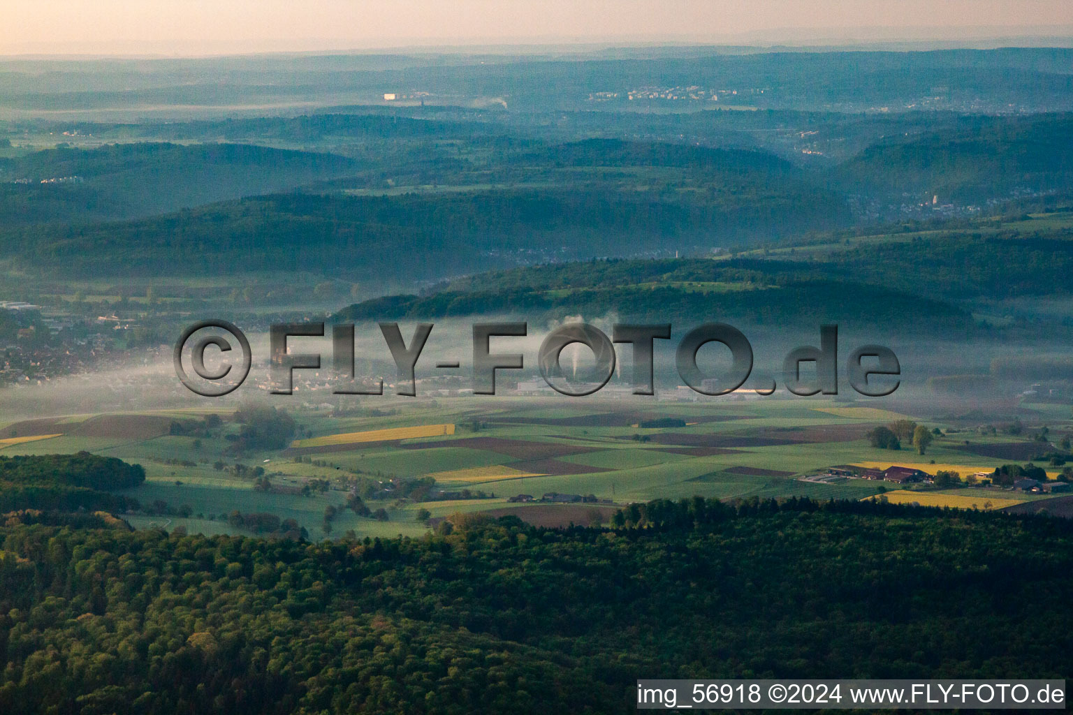 Aerial photograpy of OPTERRA Wössingen in the district Wössingen in Walzbachtal in the state Baden-Wuerttemberg, Germany