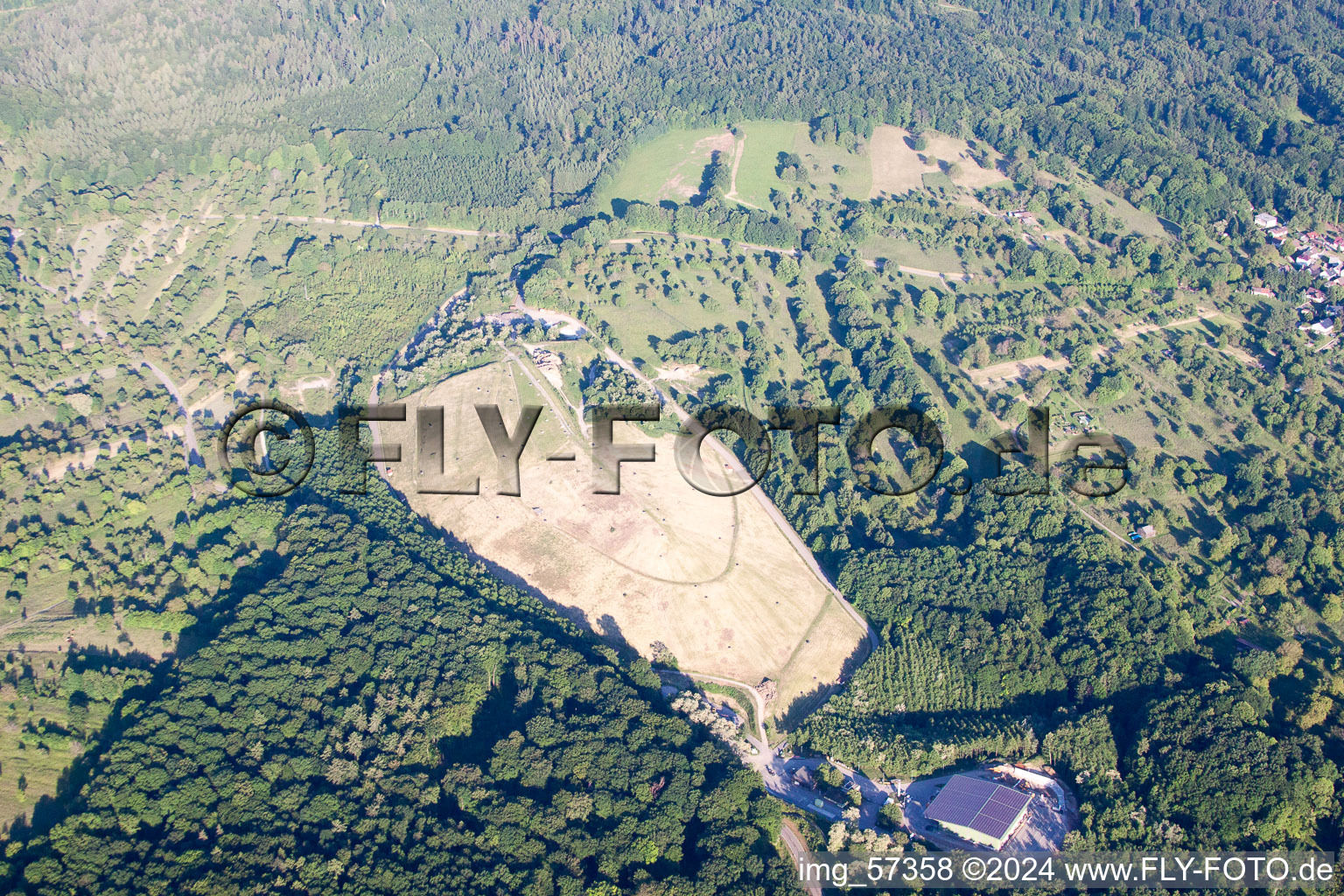 Landfill in the district Oberweier in Gaggenau in the state Baden-Wuerttemberg, Germany