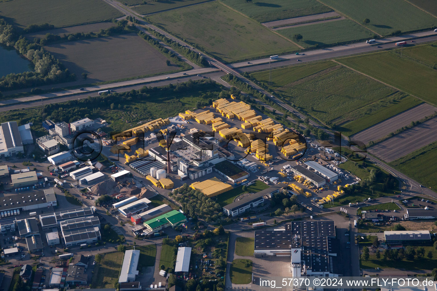 Ytong factory in Malsch in the state Baden-Wuerttemberg, Germany